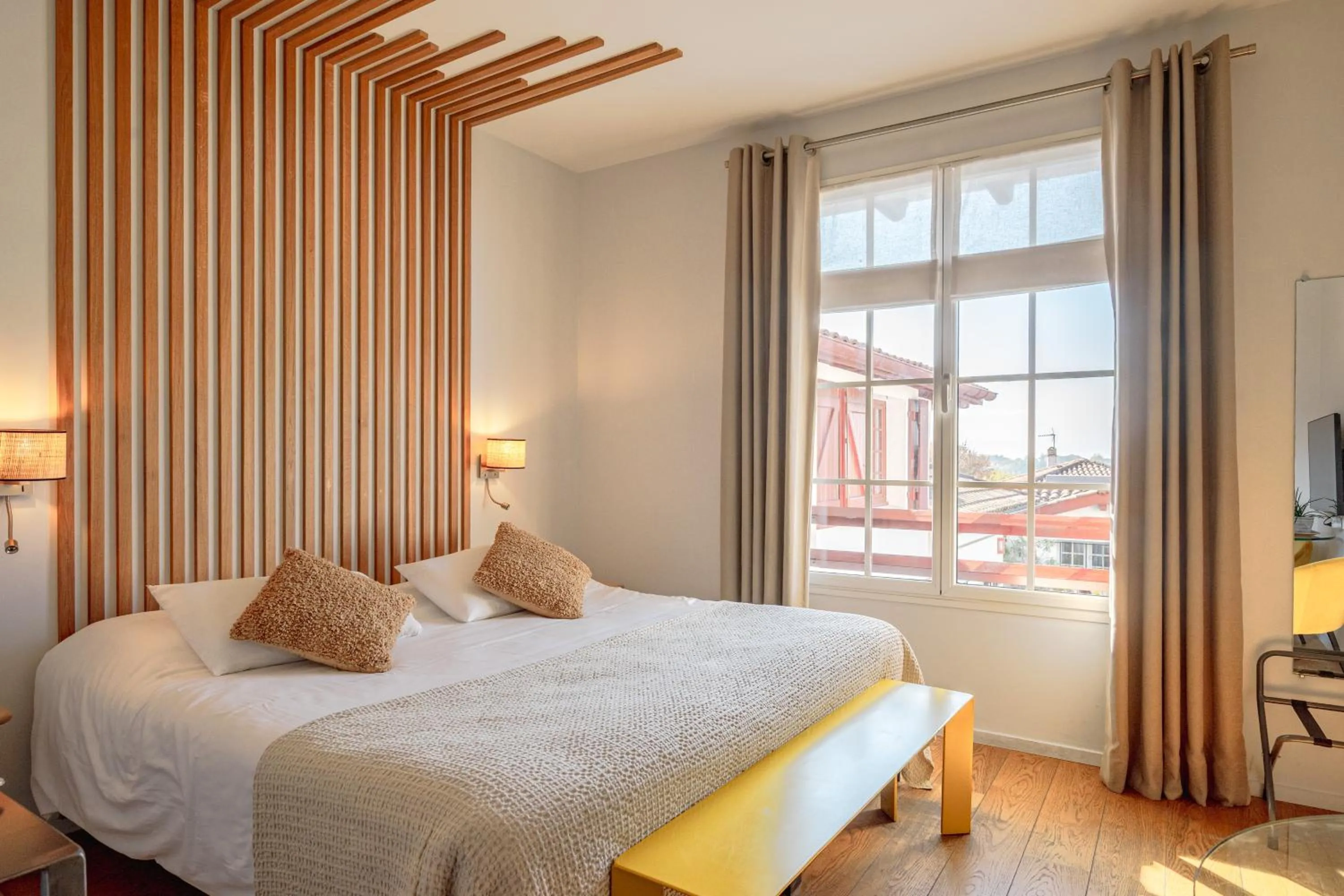 Bed in Hôtel Briketenia