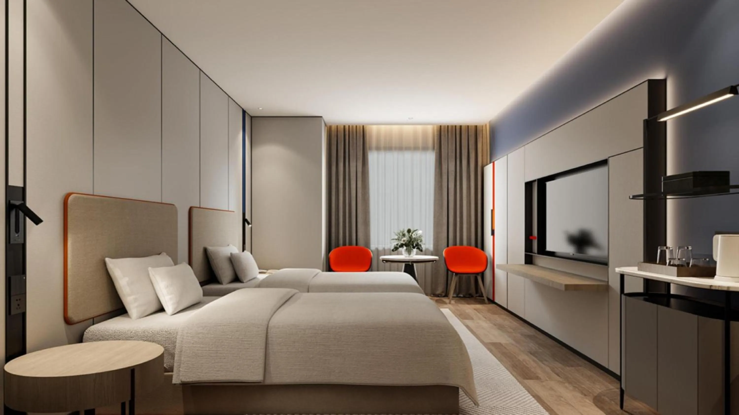 Photo of the whole room, Bed in Holiday Inn Express Harbin Central Avenue by IHG