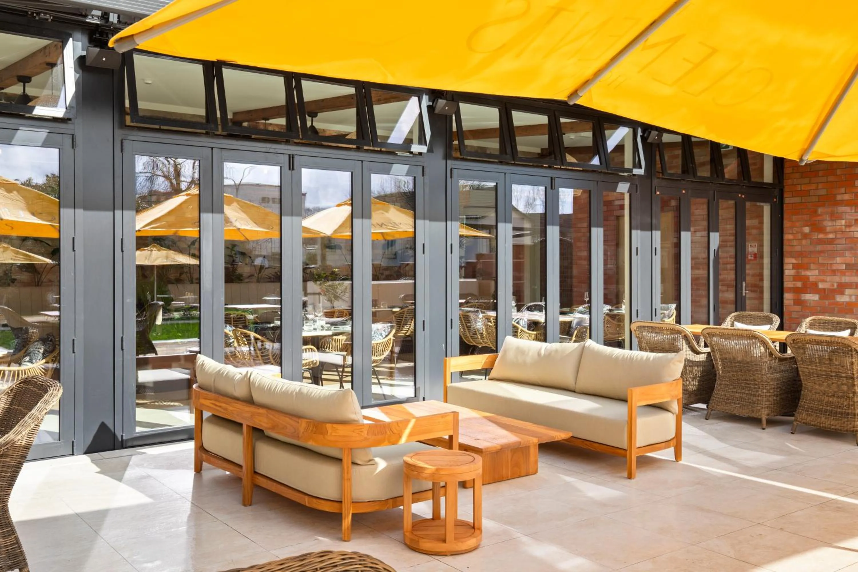 Patio in The Clements Hotel