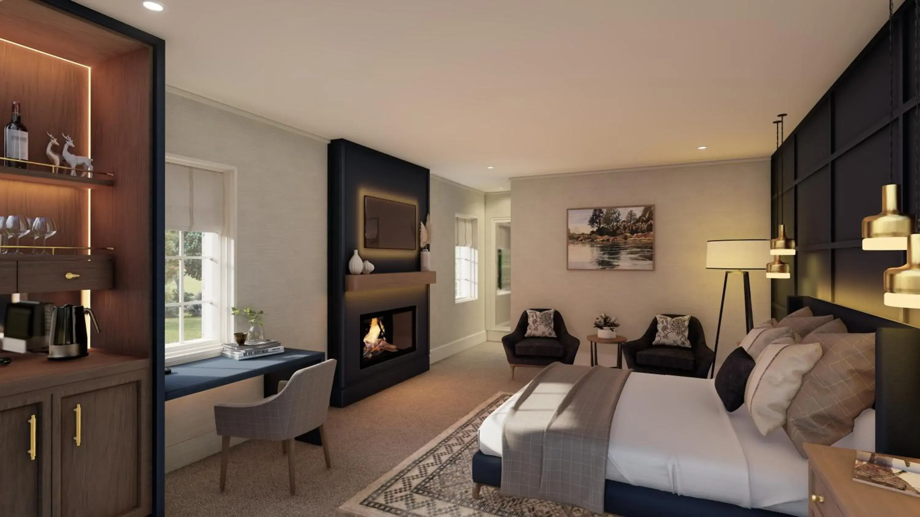 King Suite in The Clements Hotel King Suite in The Clements Hotel