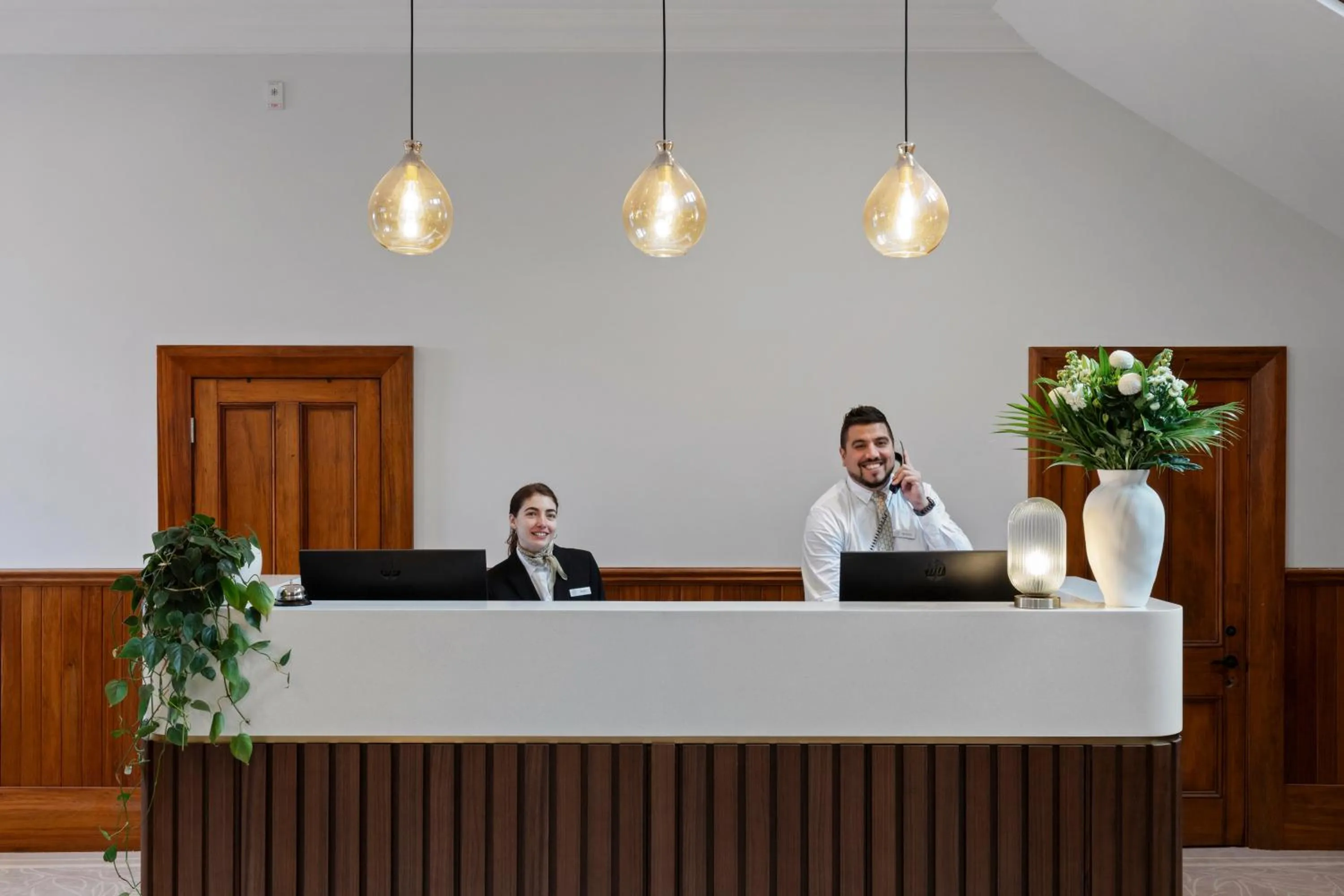 Lobby or reception in The Clements Hotel