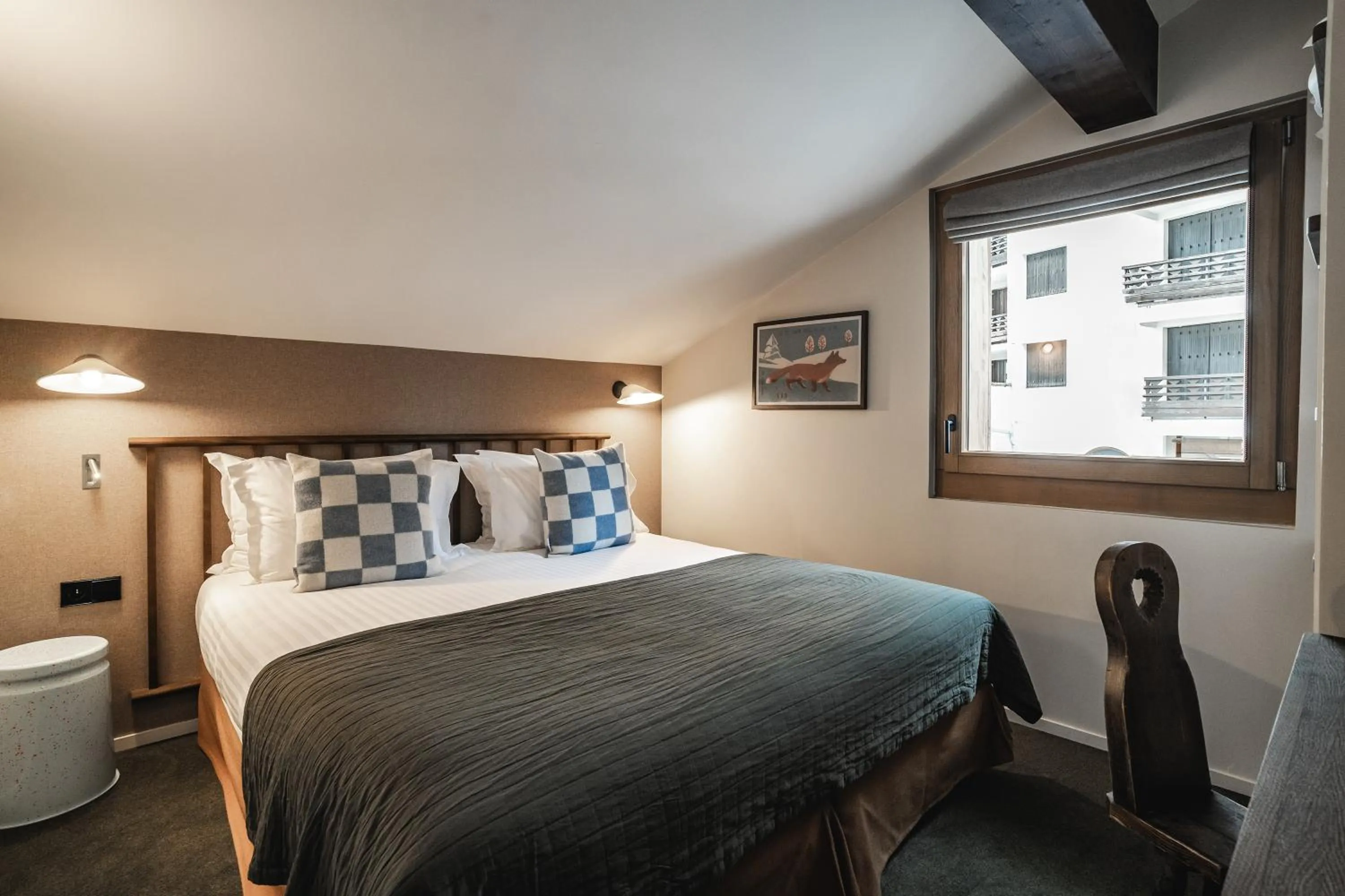 Bed in Appartements de l'Héliopic