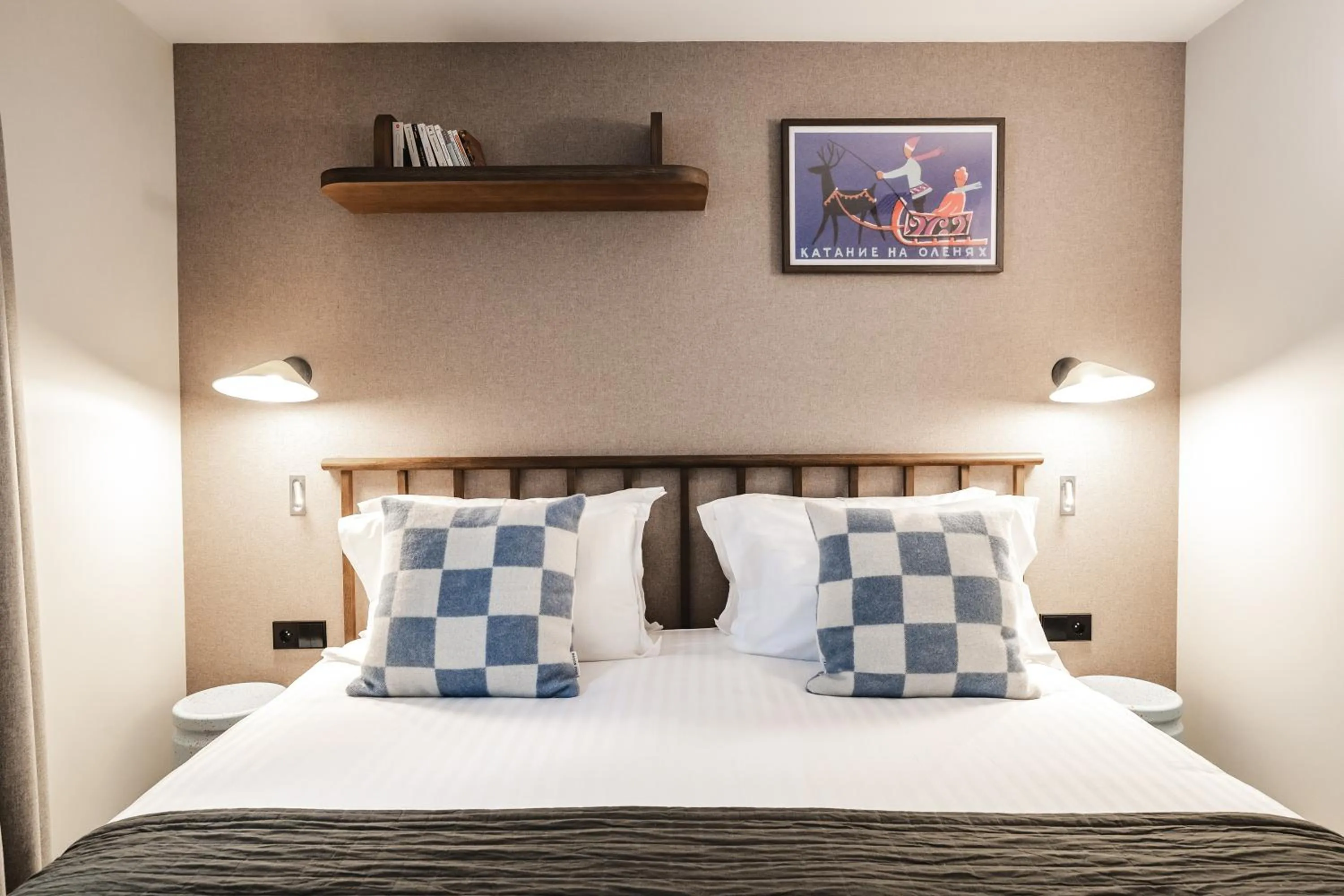 Bed in Appartements de l'Héliopic