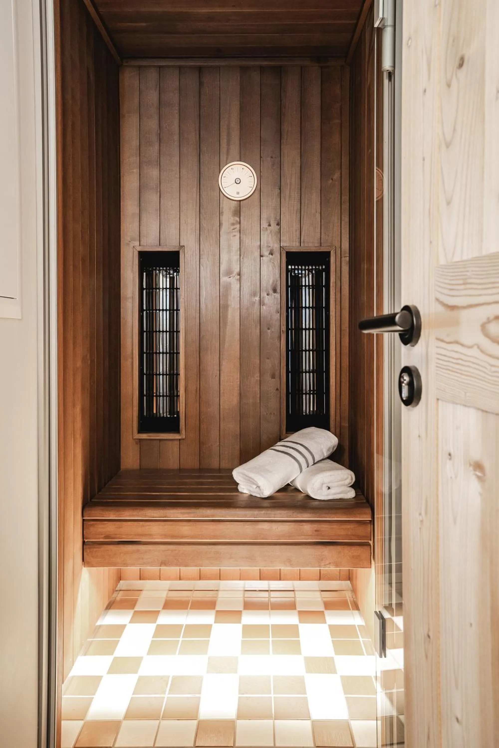 Sauna in Appartements de l'Héliopic