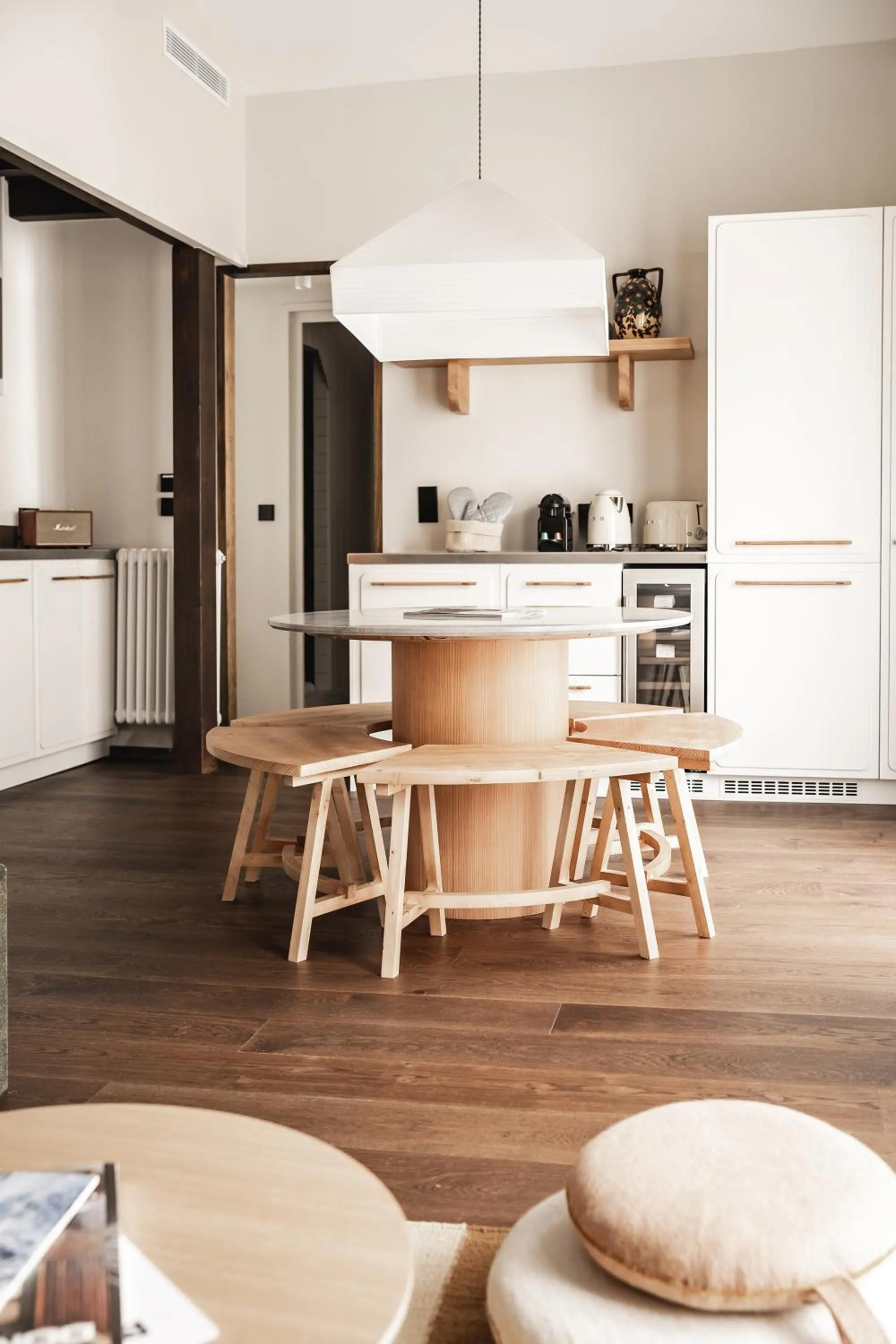 Kitchen or kitchenette in Appartements de l'Héliopic