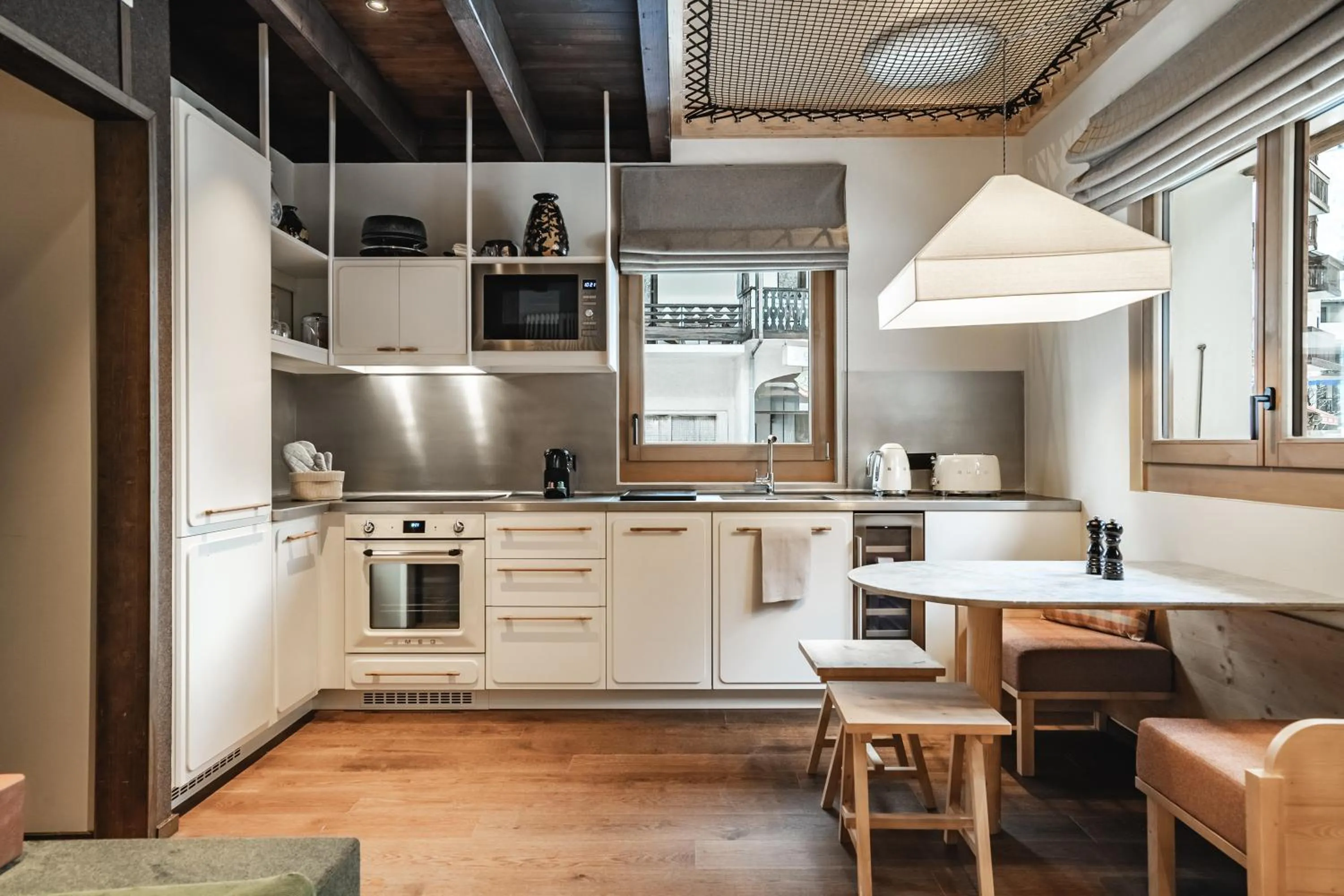 Kitchen or kitchenette in Appartements de l'Héliopic