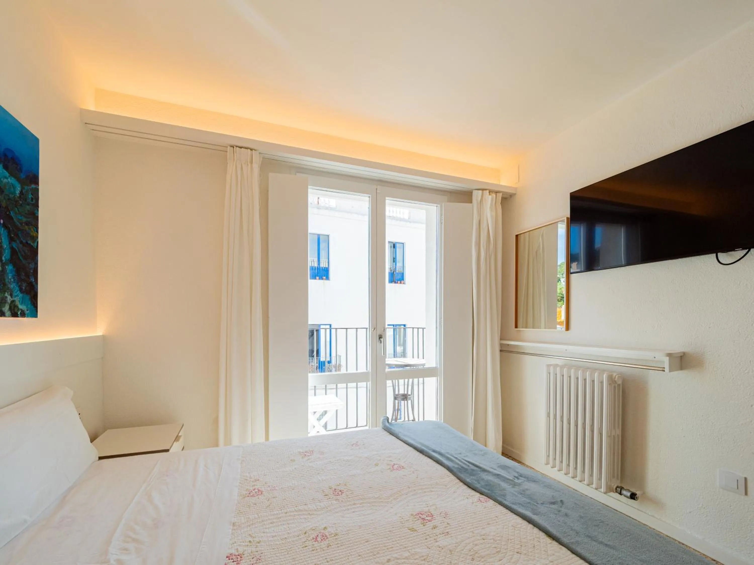 Bed in Hostal Marina Cadaqués