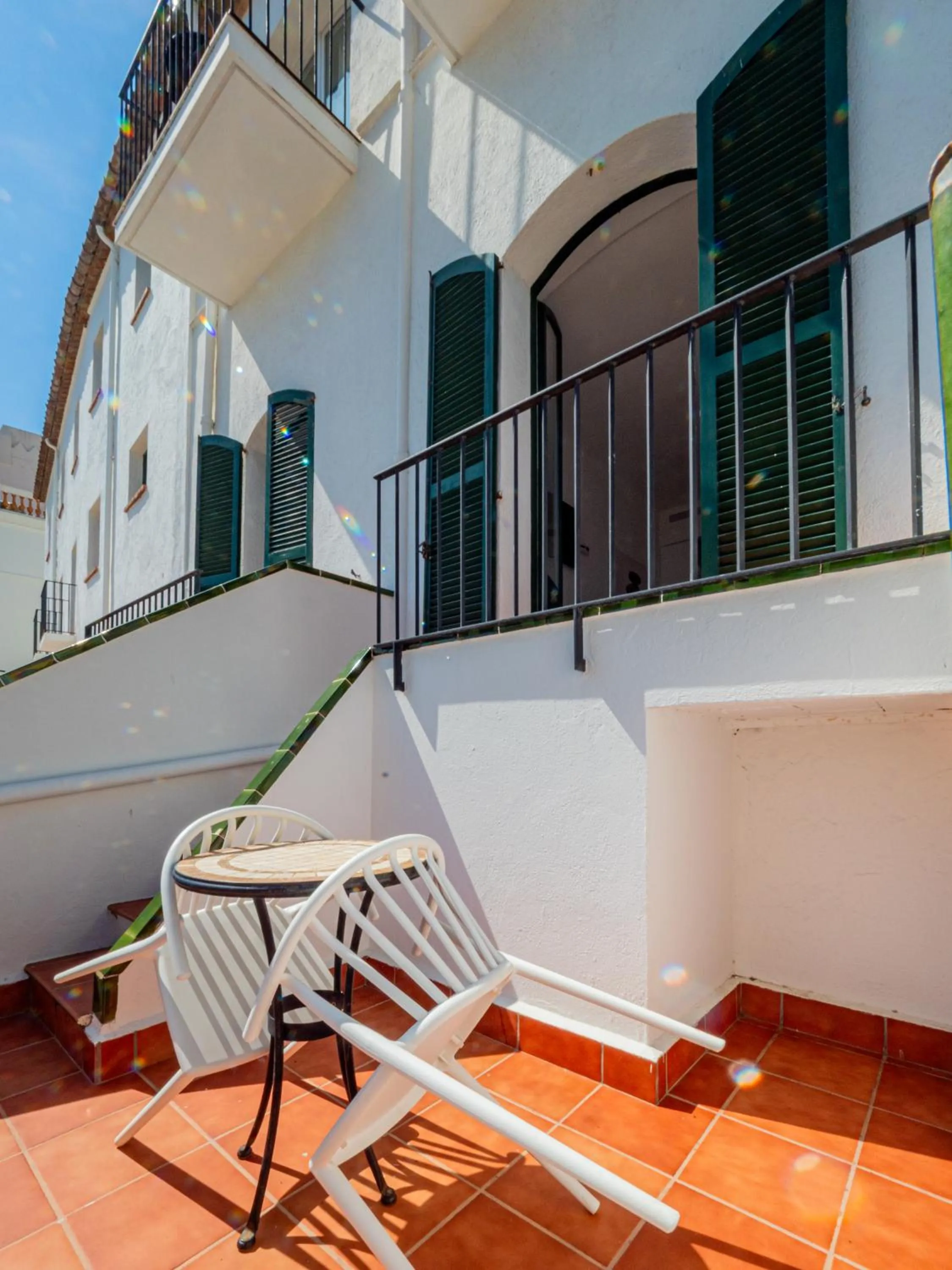 Balcony/Terrace in Hostal Marina Cadaqués