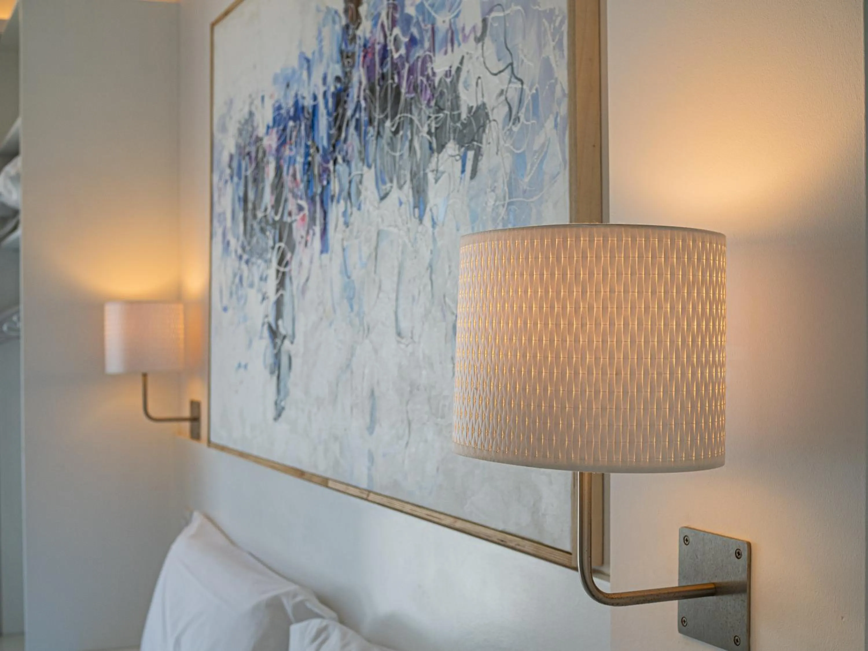 Decorative detail, Bed in Hostal Marina Cadaqués