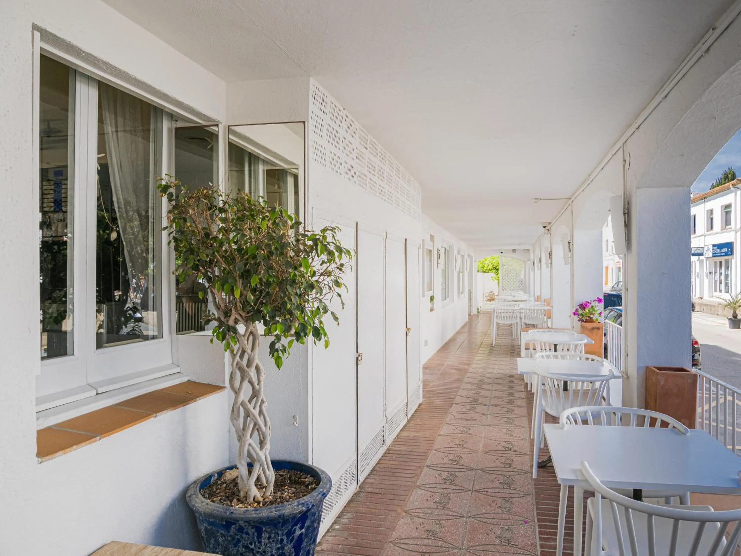 Balcony/Terrace in Hostal Marina Cadaqués