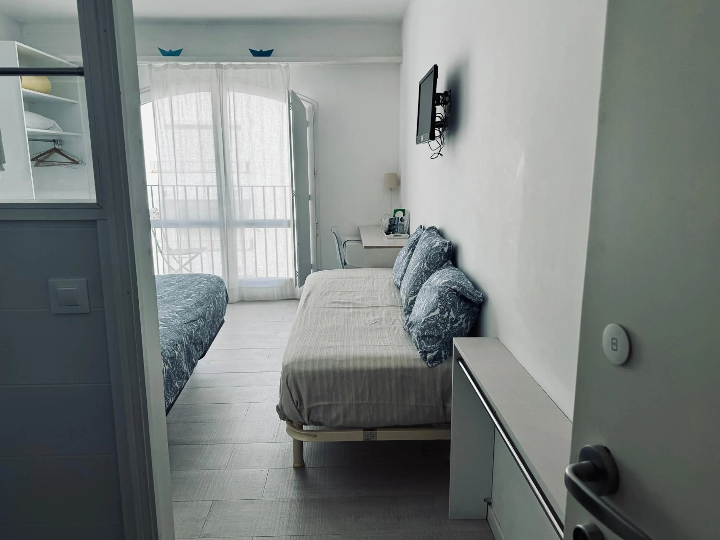 Bed in Hostal Marina Cadaqués