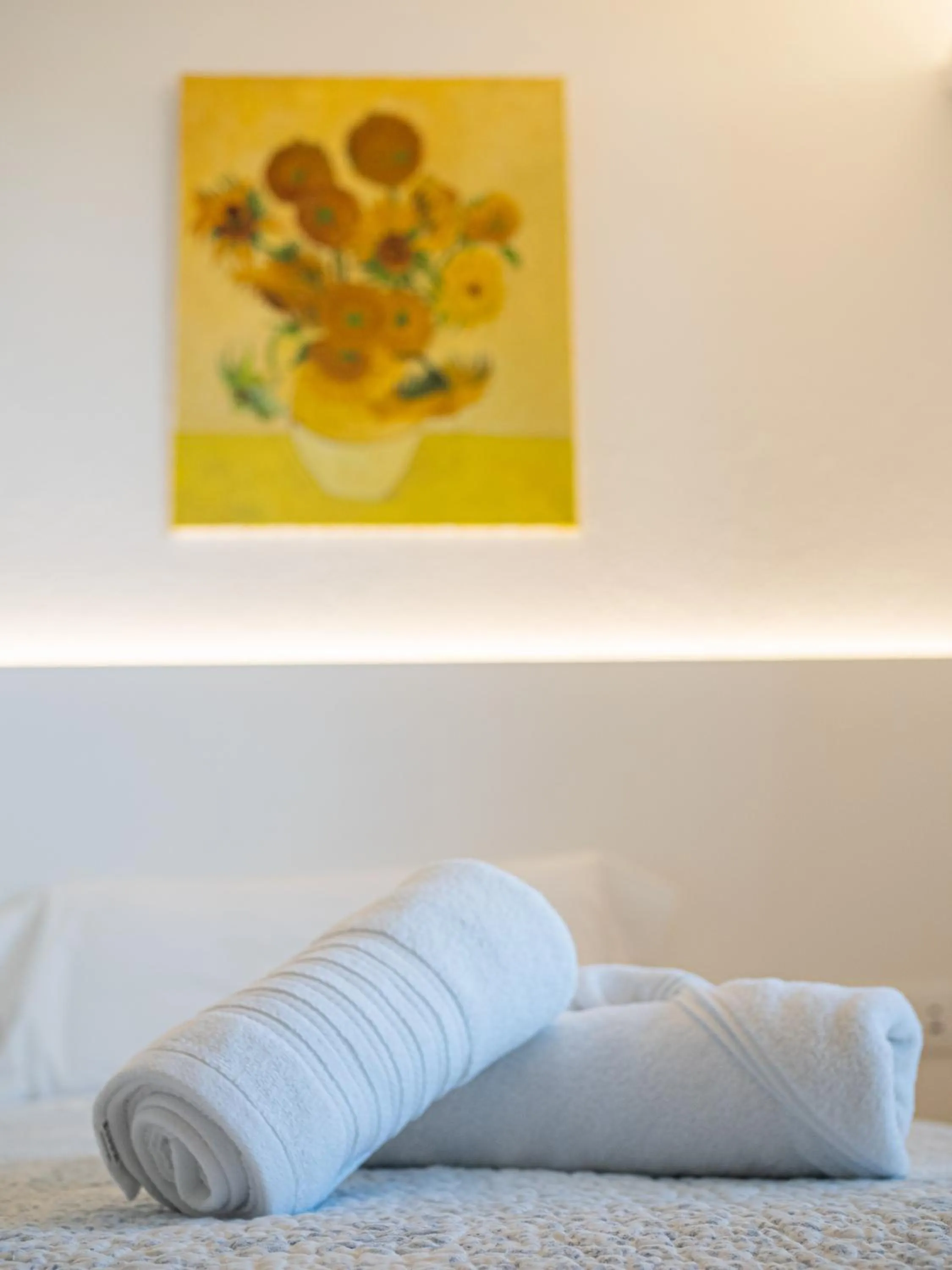 Bed in Hostal Marina Cadaqués