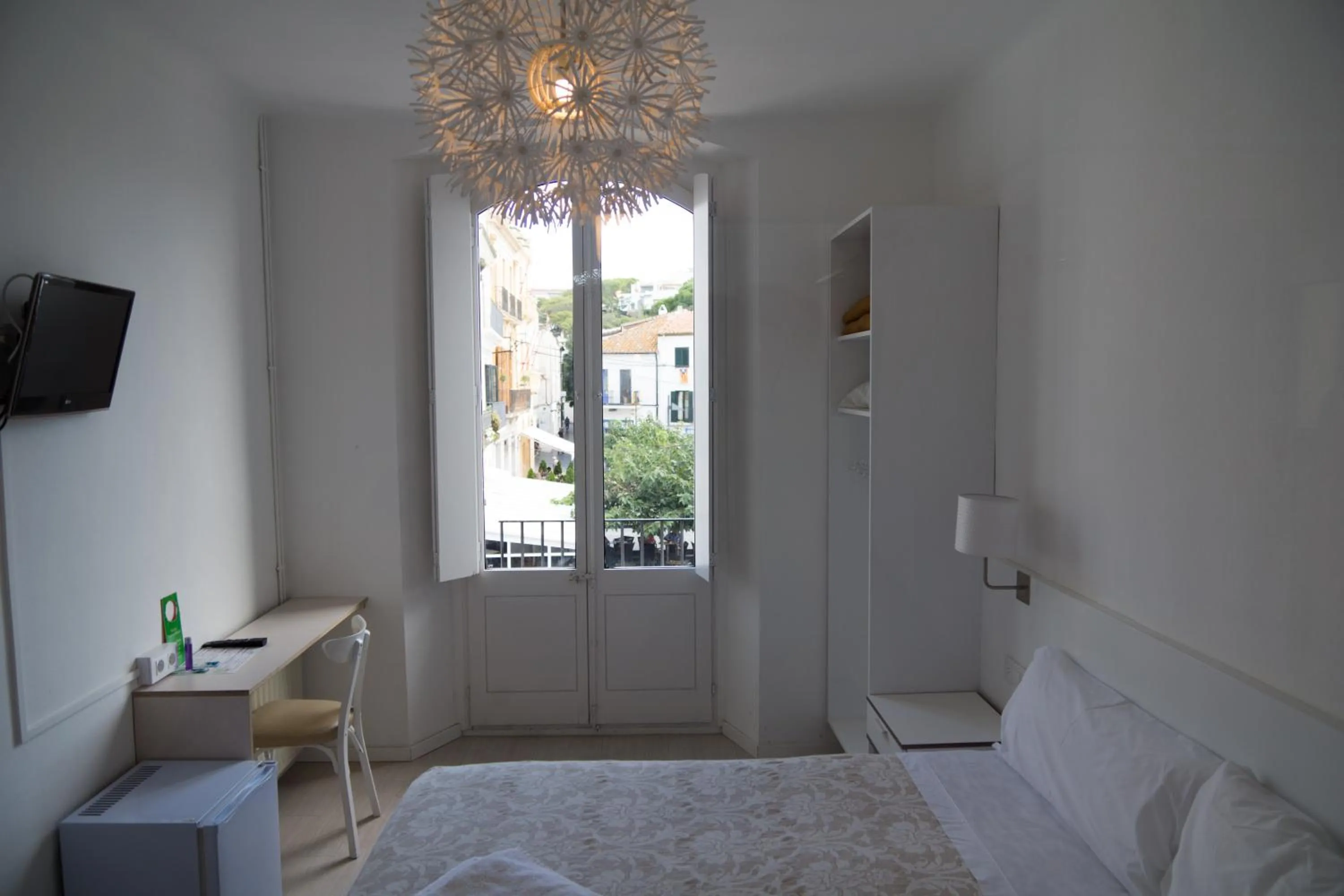 Bed in Hostal Marina Cadaqués