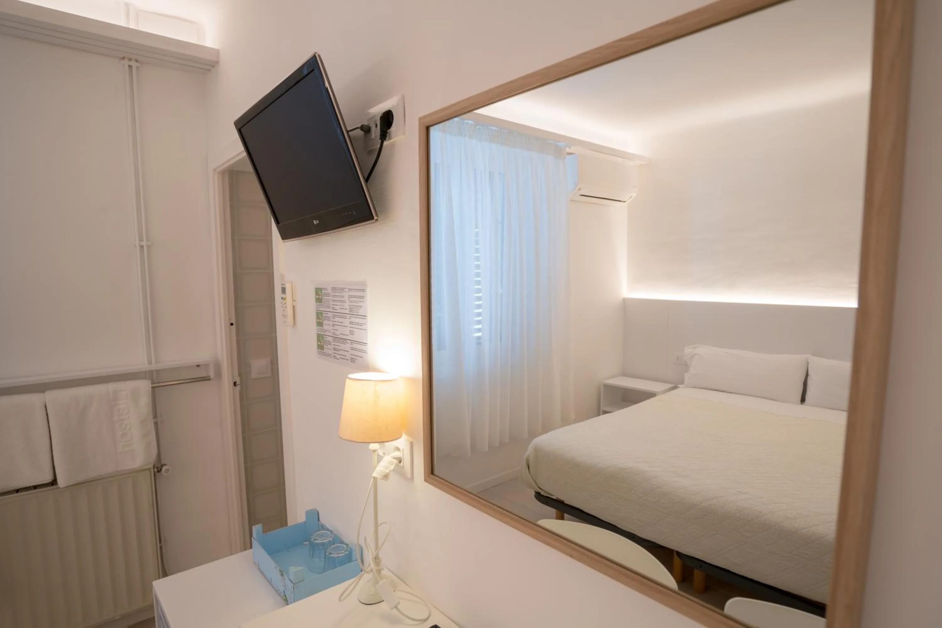 Decorative detail, Bed in Hostal Marina Cadaqués