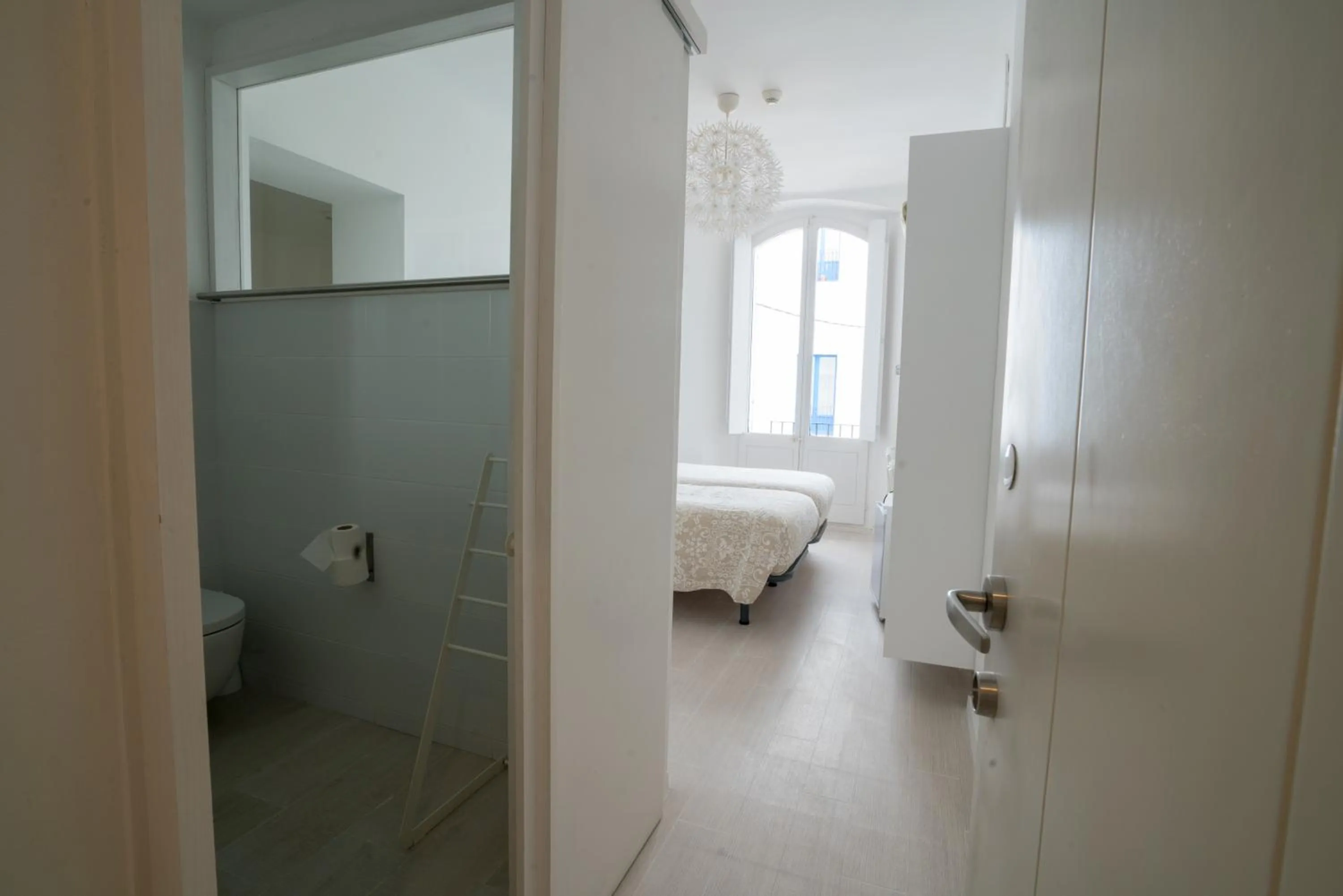 Photo of the whole room in Hostal Marina Cadaqués