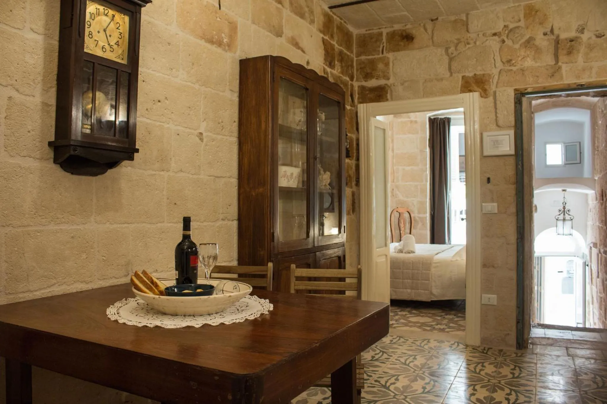 Kitchen or kitchenette, Bed in HolidayMonopoli