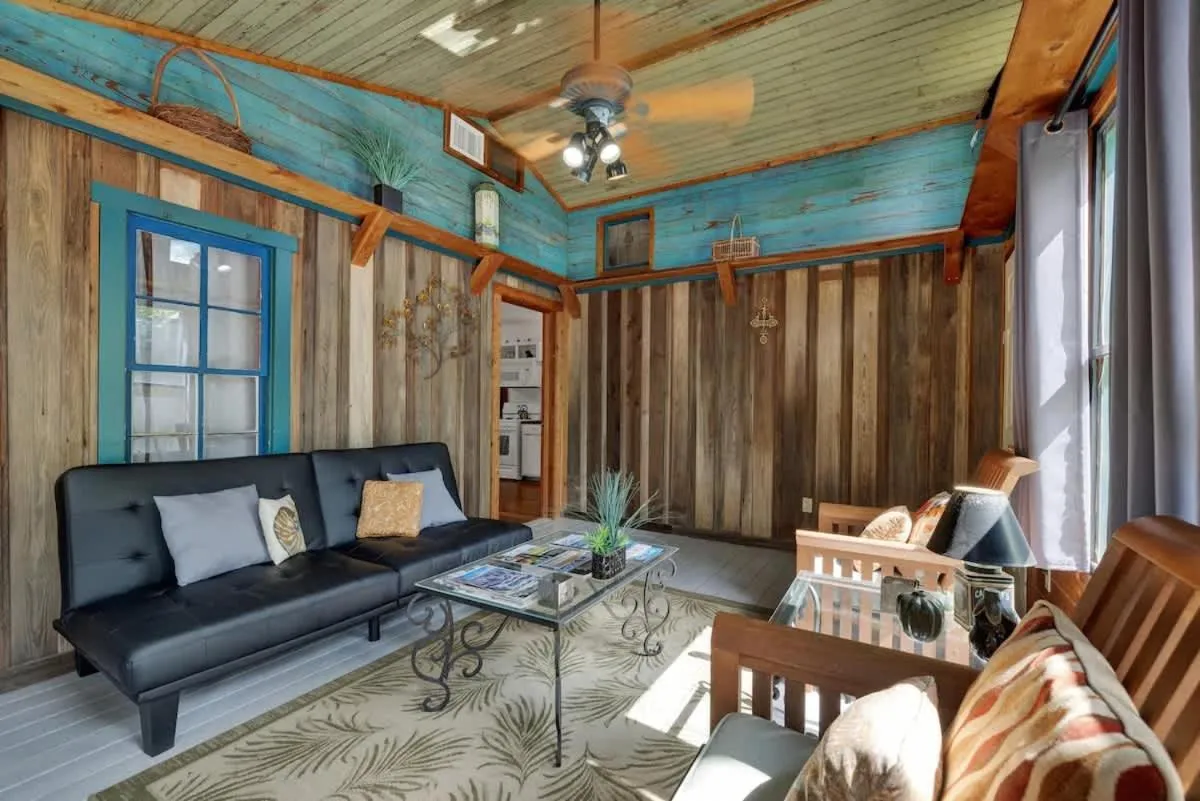 Living room in Sonora Casita Hot-Tub + Nandina Cottage Hot-Tub