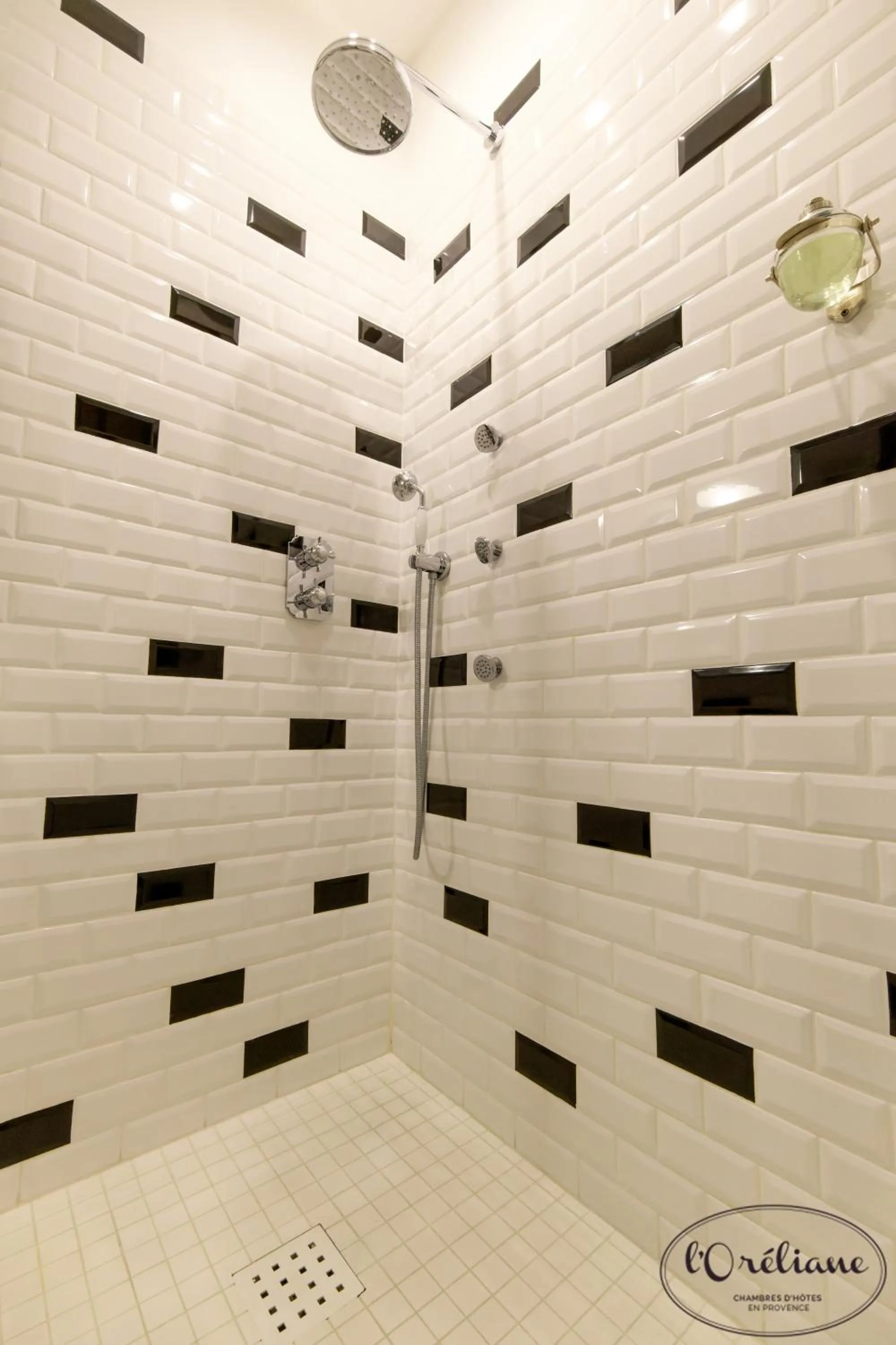 Shower in CHAMBRES D'HÔTES L'Oréliane en Provence Adults Only