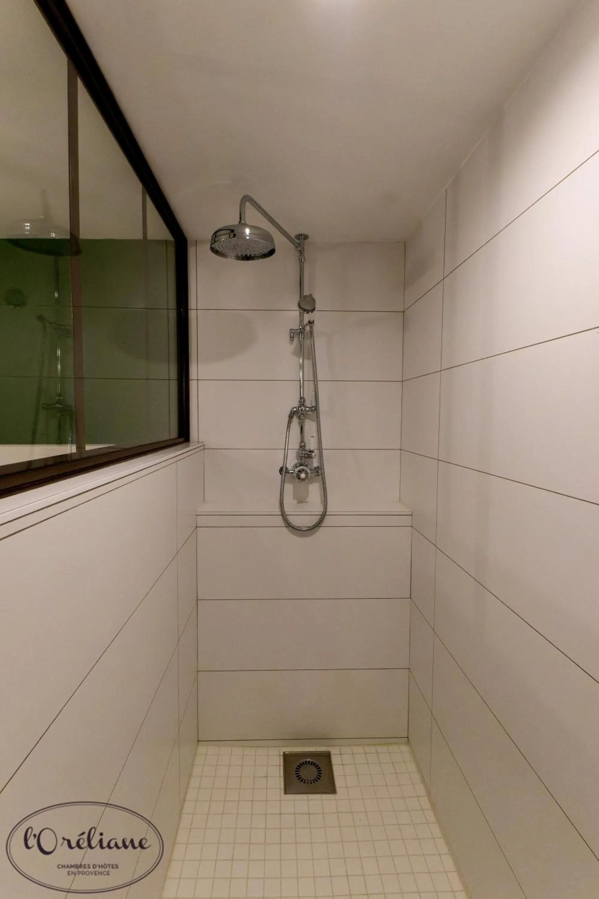 Shower in CHAMBRES D'HÔTES L'Oréliane en Provence Adults Only