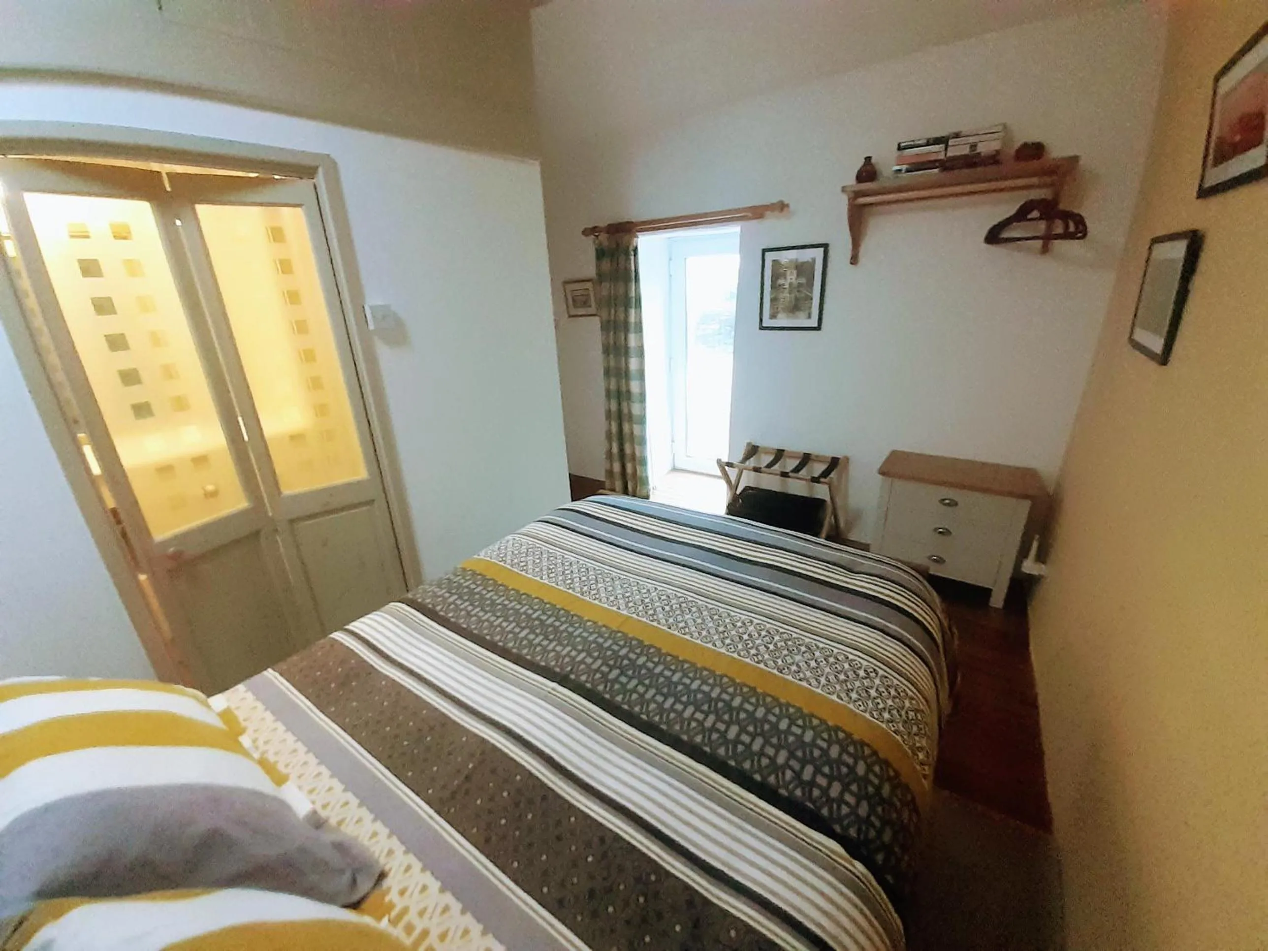 Bedroom, Bed in Bryn Teg Barn