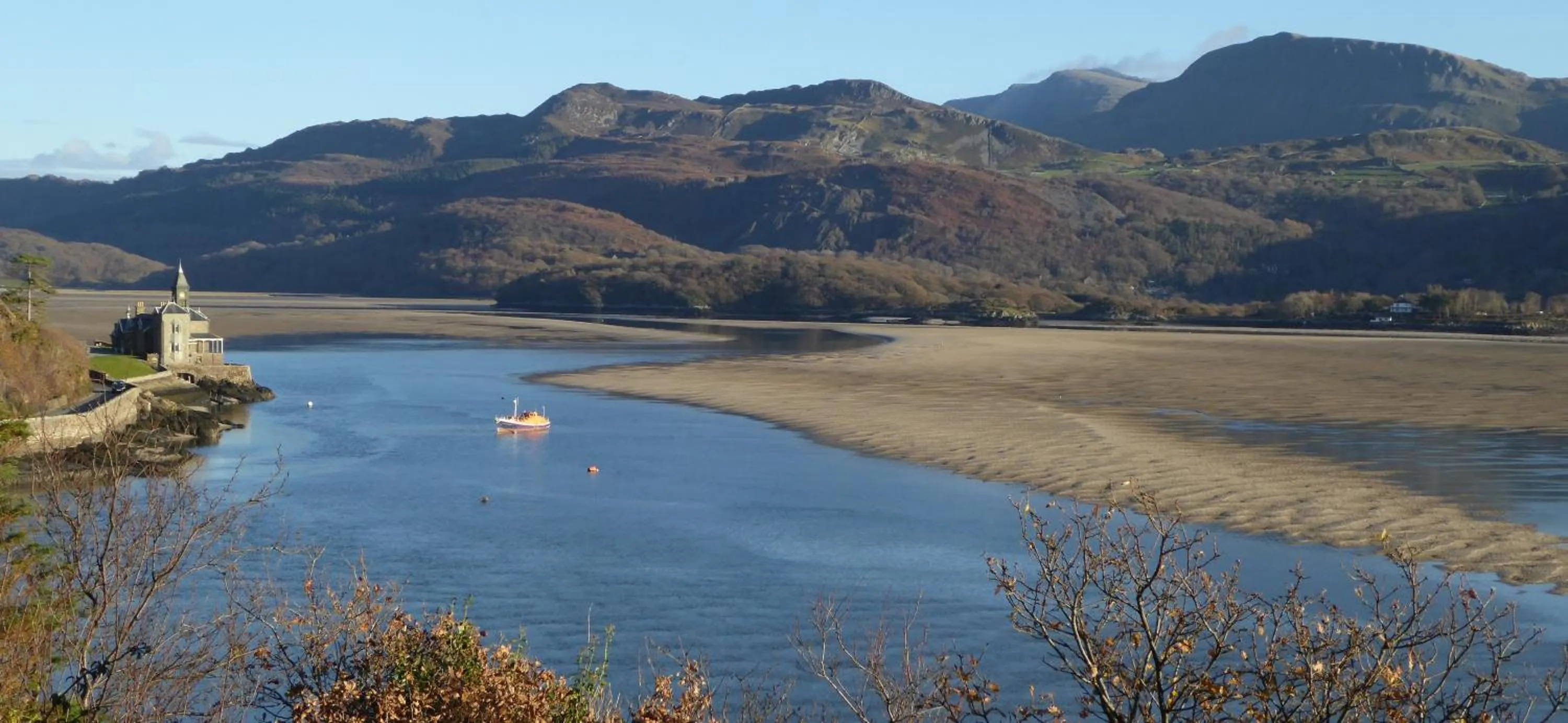 Natural landscape in Bryn Teg Barn