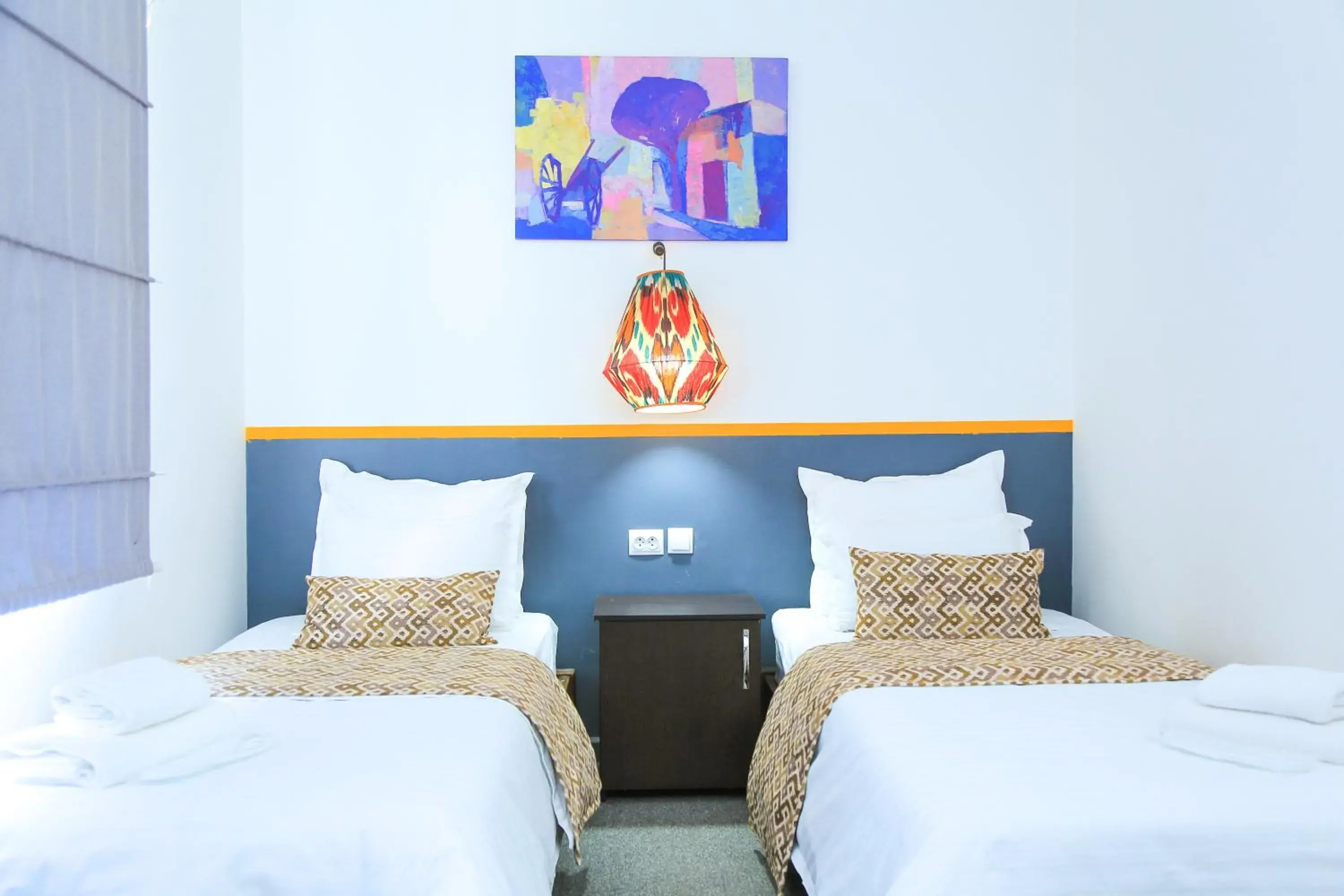 Twin Room with Shower - single occupancy in ART SAMARQAND hotel Twin Room with Shower - single occupancy in ART SAMARQAND hotel