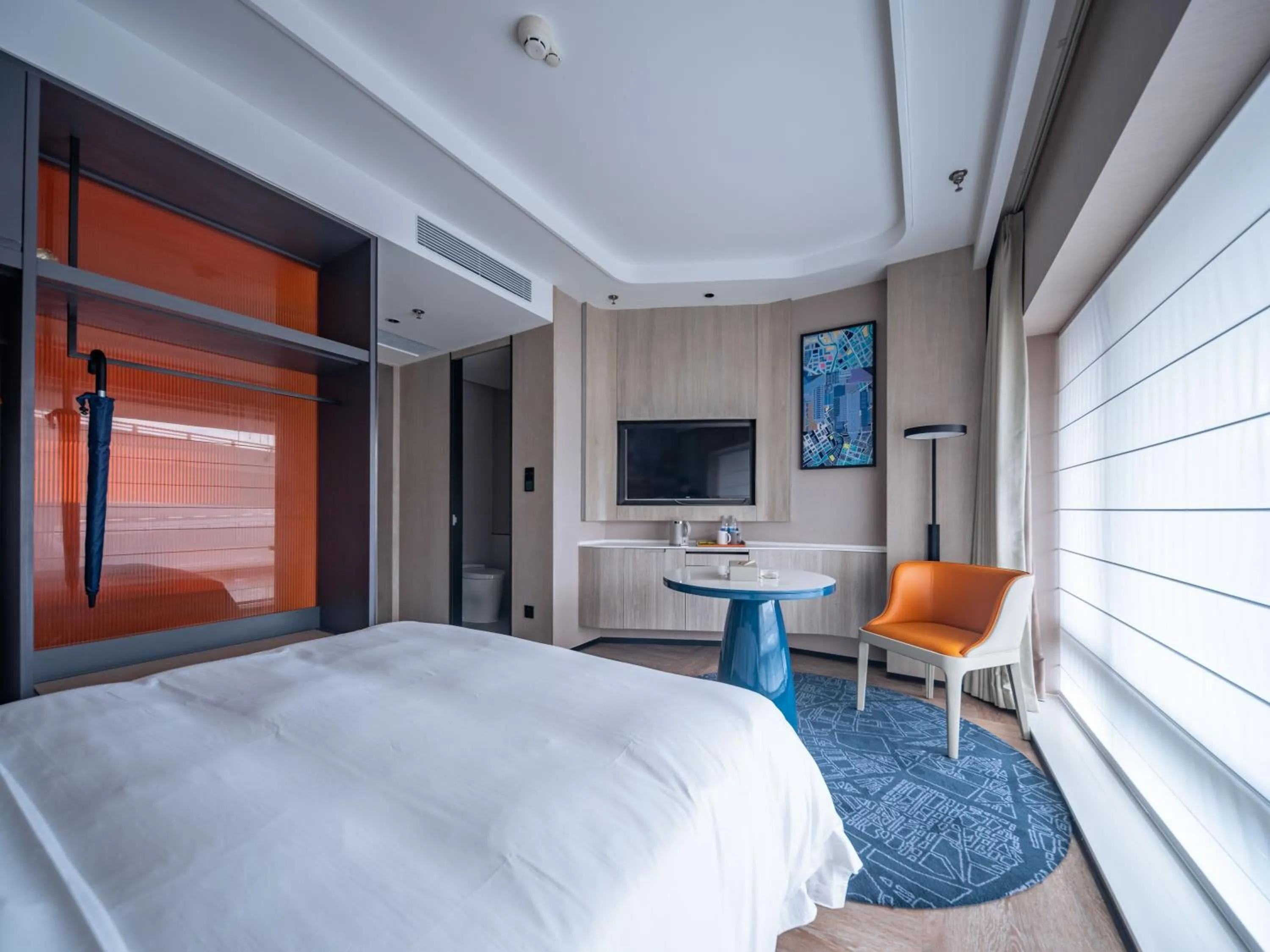 Bed in Tianfu Joyhub Cheer Hotel