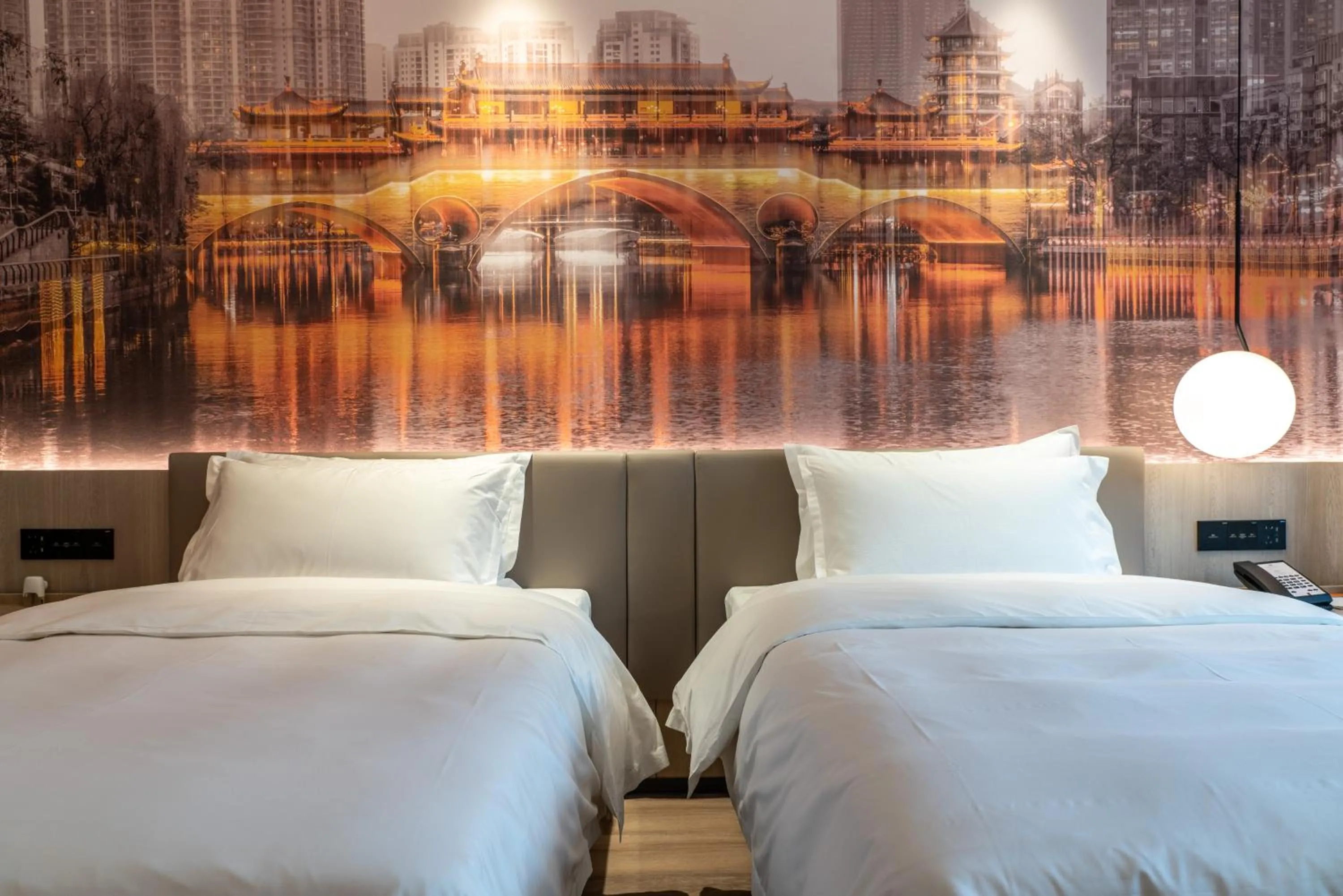 Superior Twin Room in Tianfu Joyhub Cheer Hotel