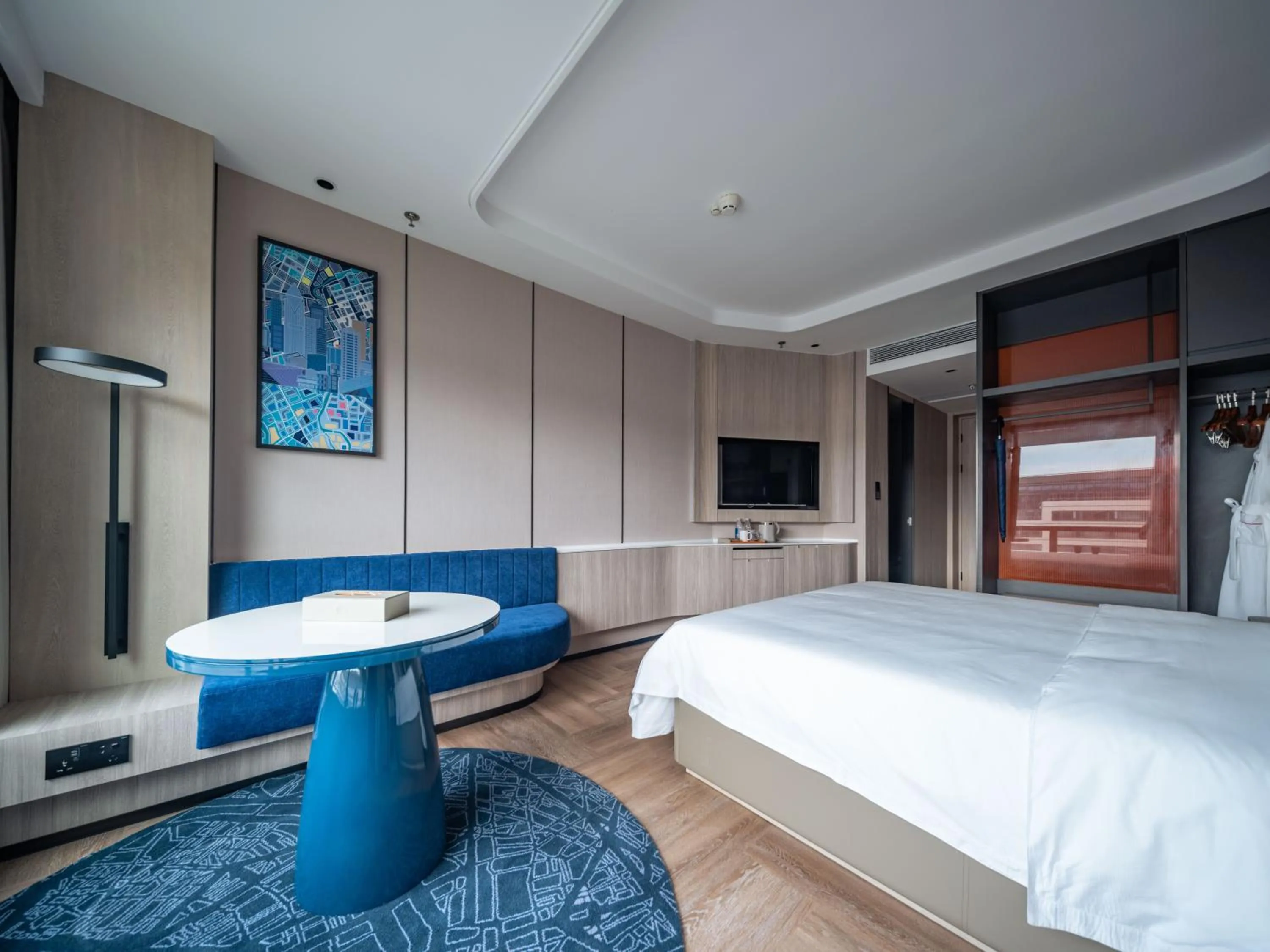 Bed in Tianfu Joyhub Cheer Hotel