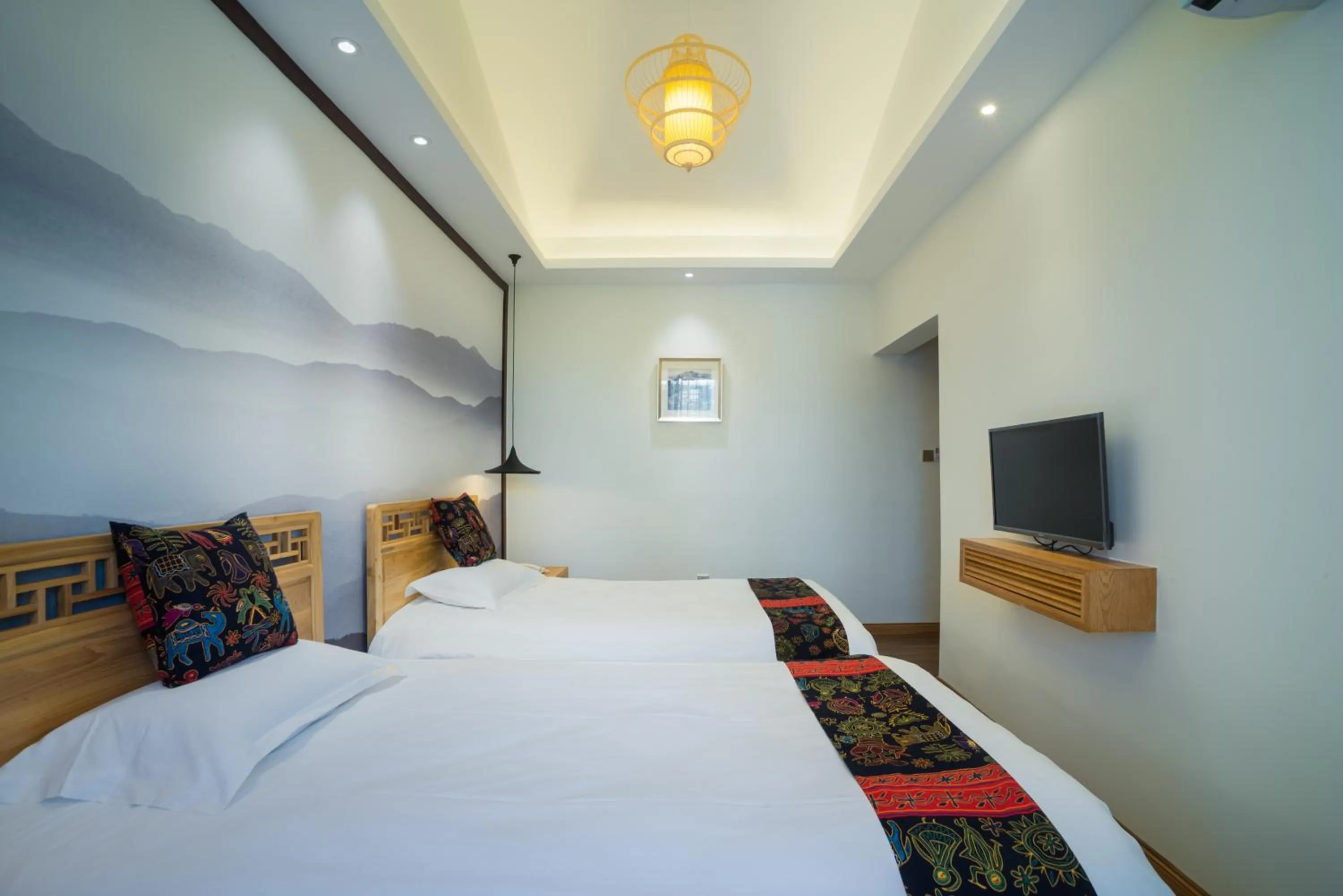 Bedroom, Bed in Riverside Inn Guilin Central