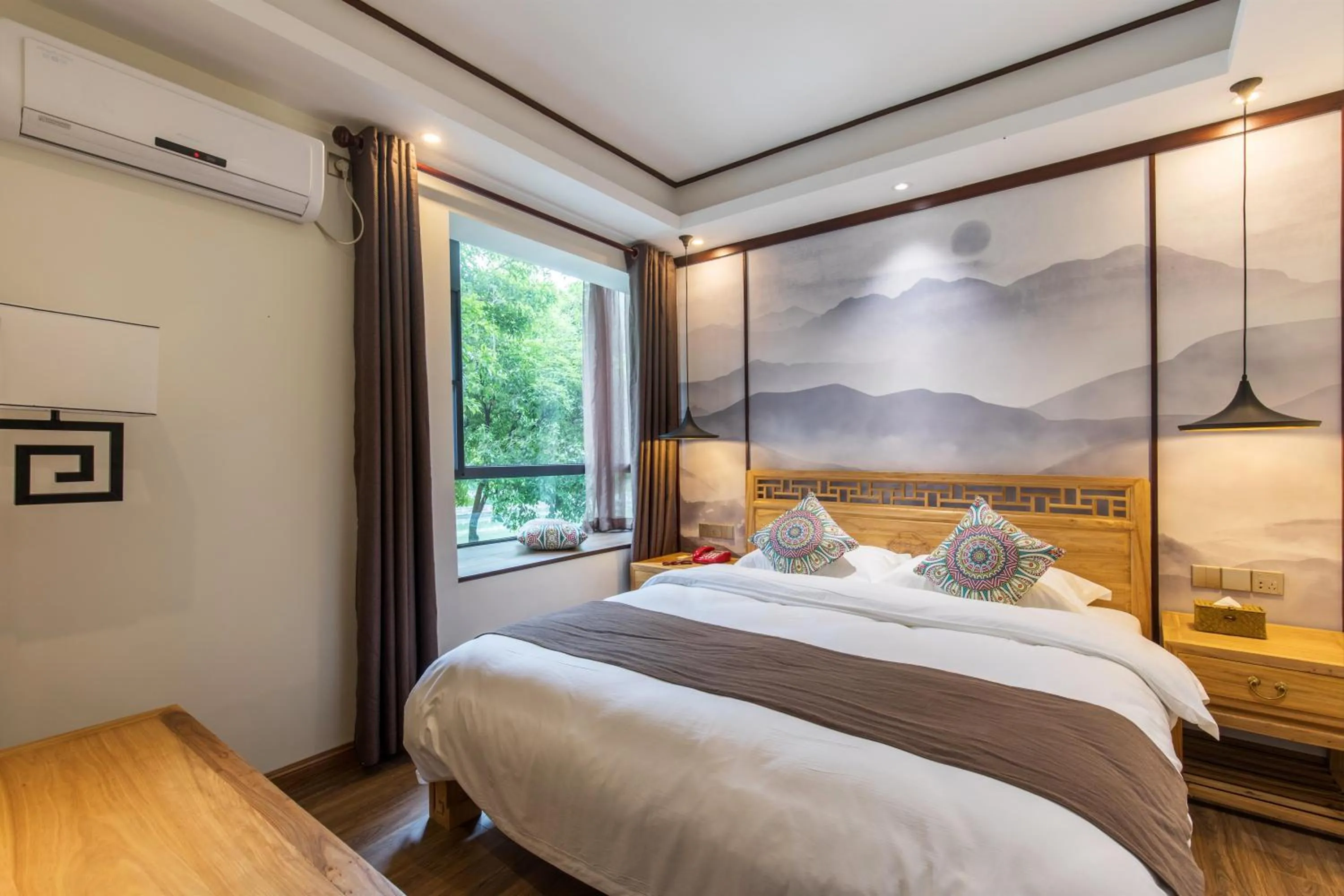 Bedroom, Bed in Riverside Inn Guilin Central