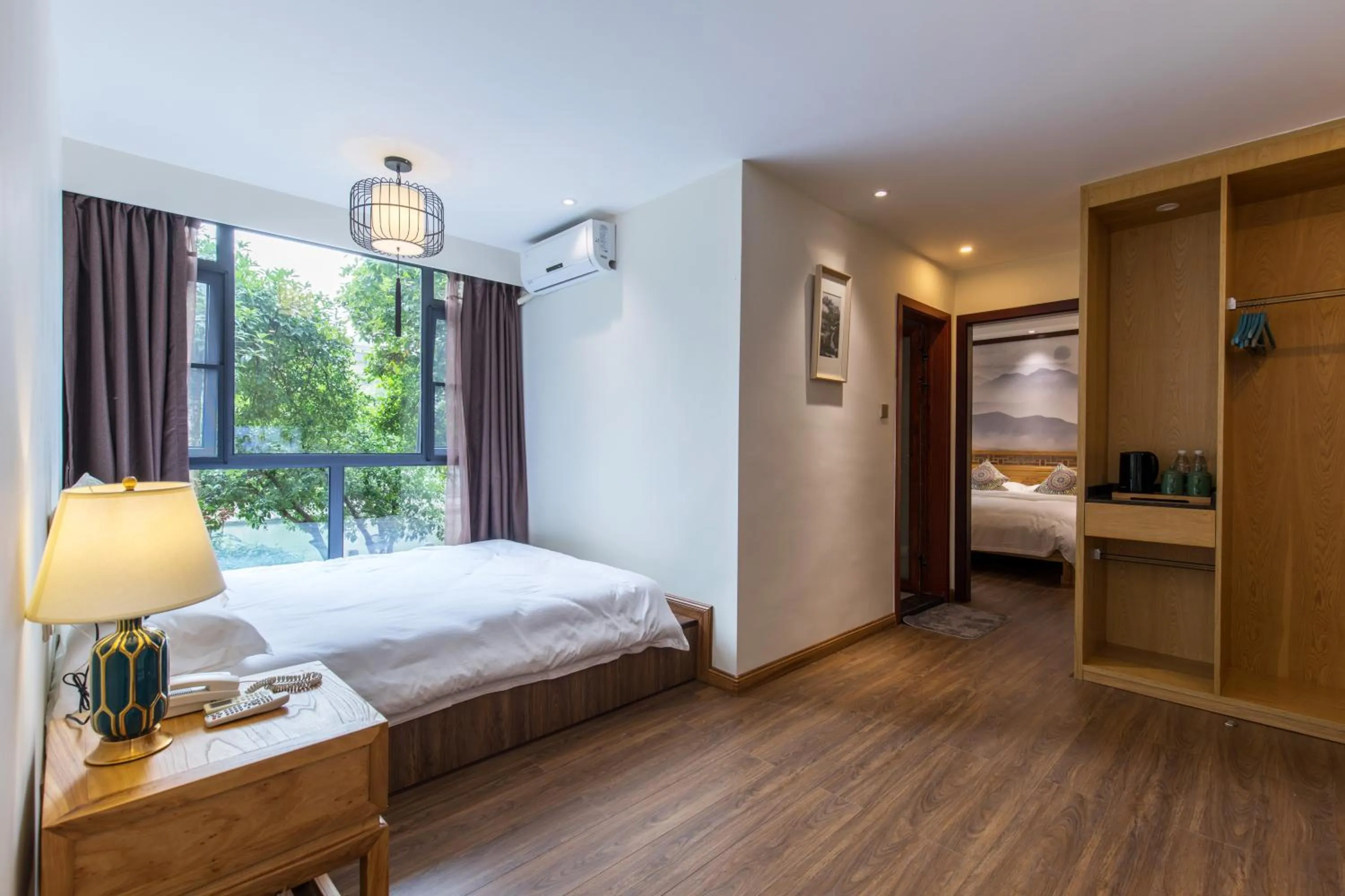 Bedroom, Bed in Riverside Inn Guilin Central