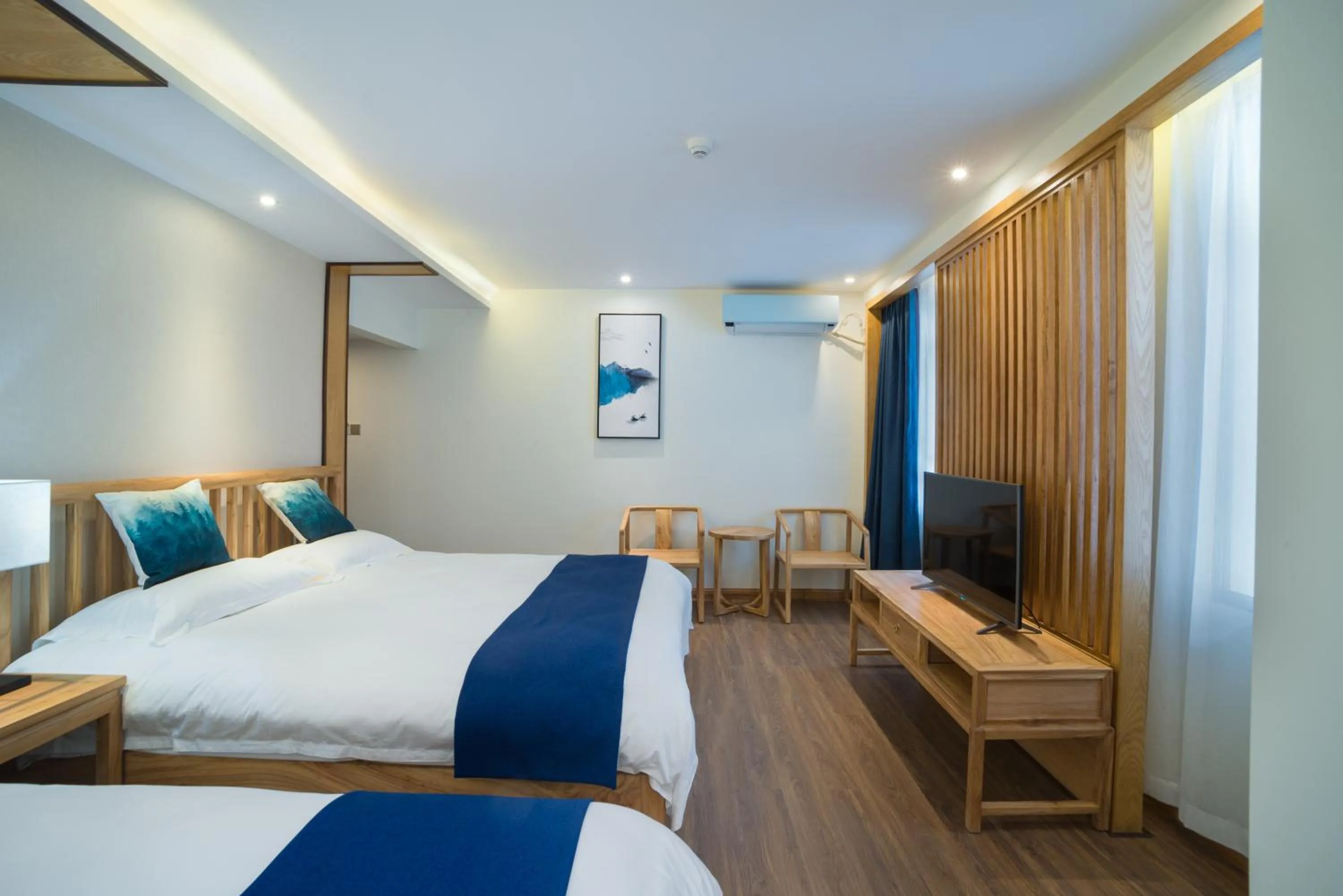 Bedroom, Bed in Riverside Inn Guilin Central