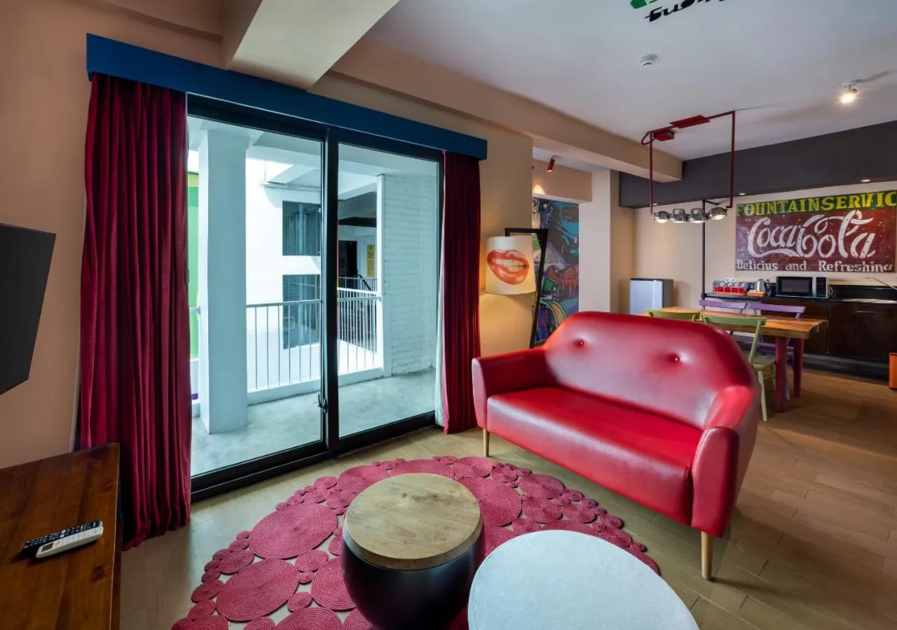 Living room in Viva Dash Hotel Seminyak