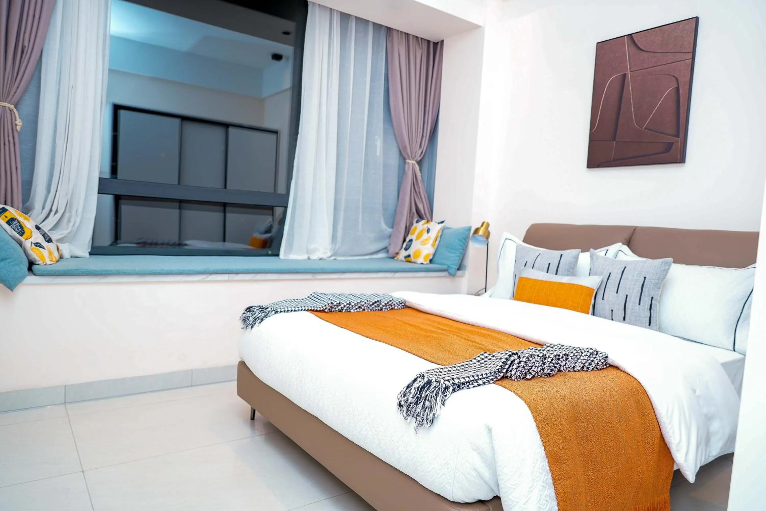 Bed in Greenland Apartment by Link