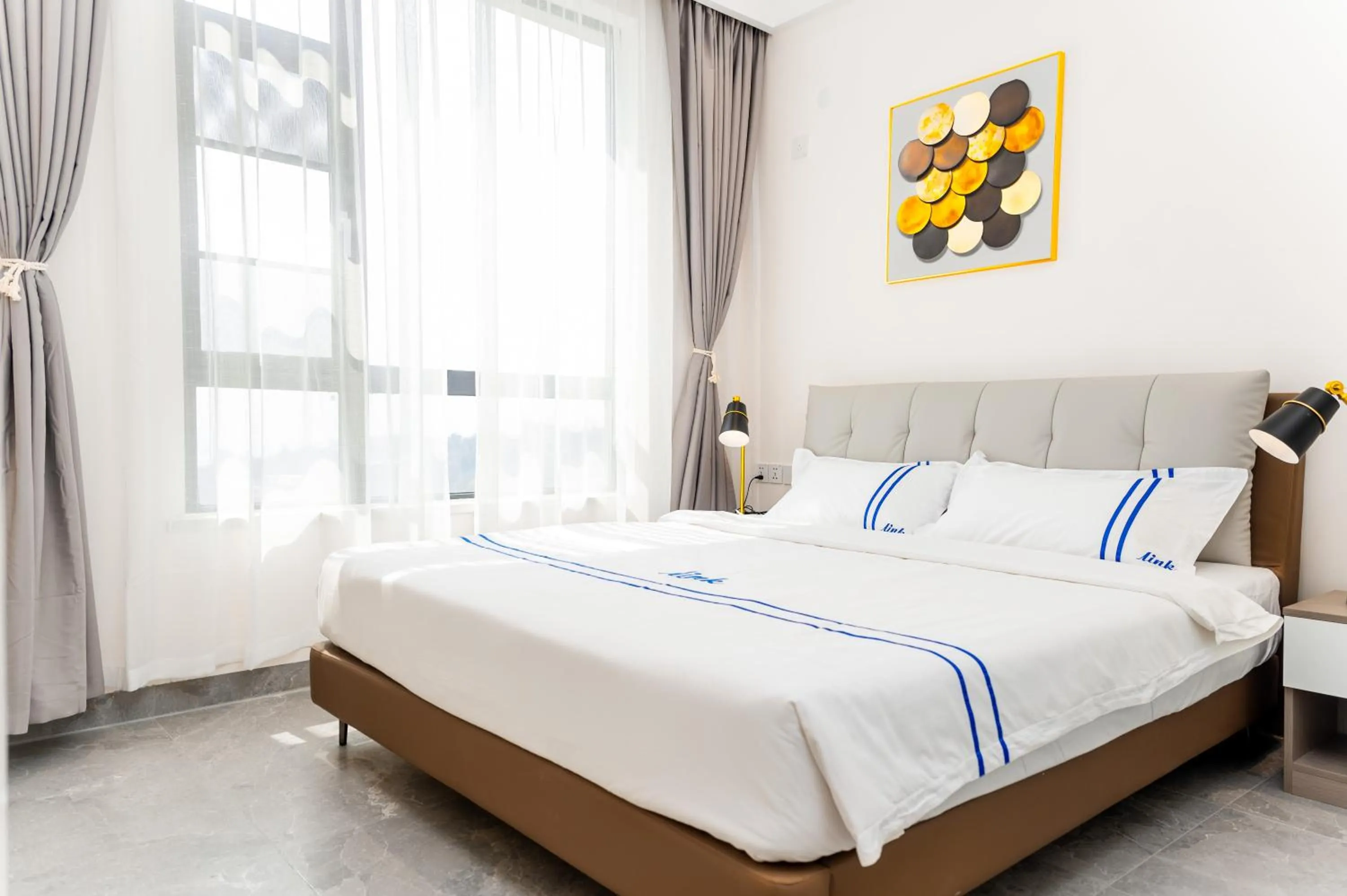 Bed in Greenland Apartment by Link