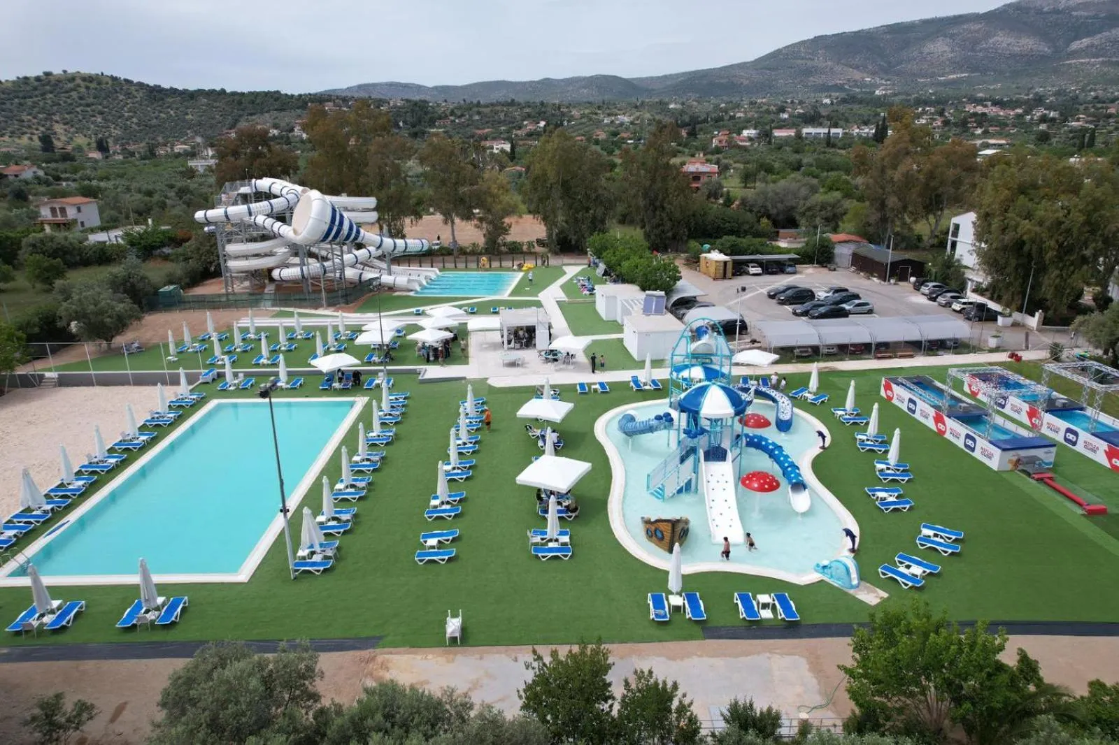 Aqua park in Brown Beach Evia Island, All Inclusive in Eretria, a member of Brown Hotels