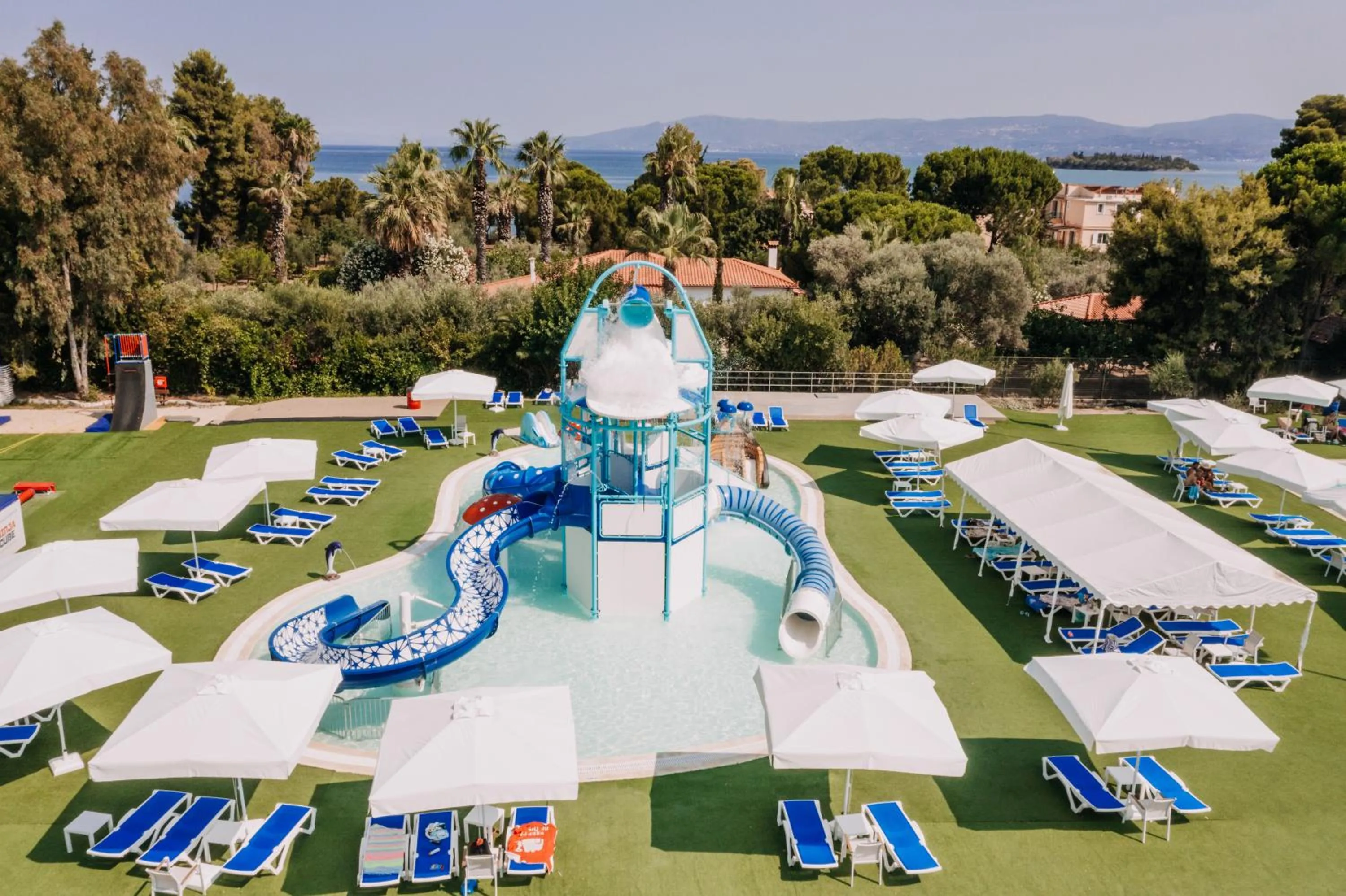 Aqua park in Brown Beach Evia Island, All Inclusive in Eretria, a member of Brown Hotels