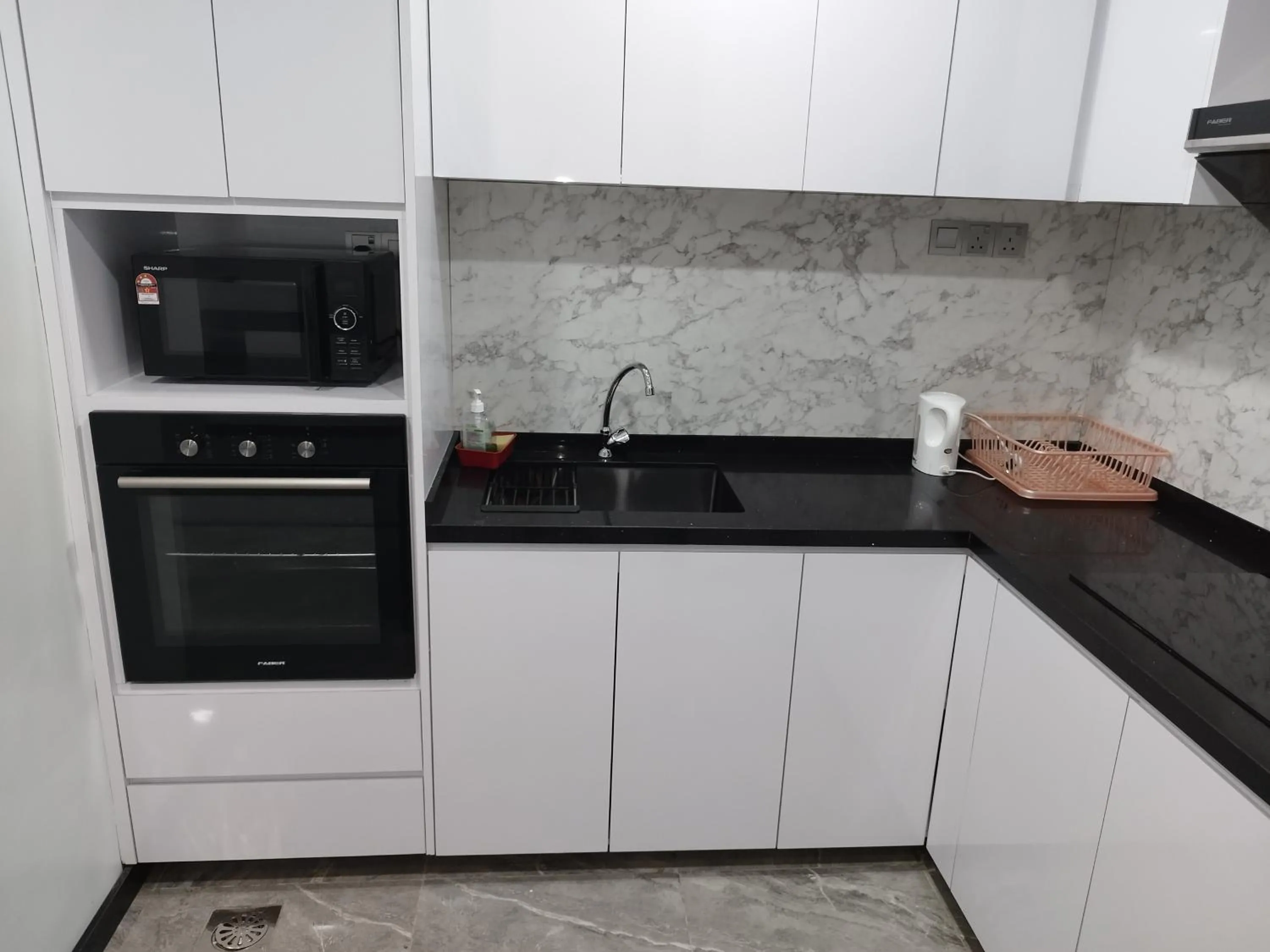 Kitchen or kitchenette in Eastern Suites Times Square KL