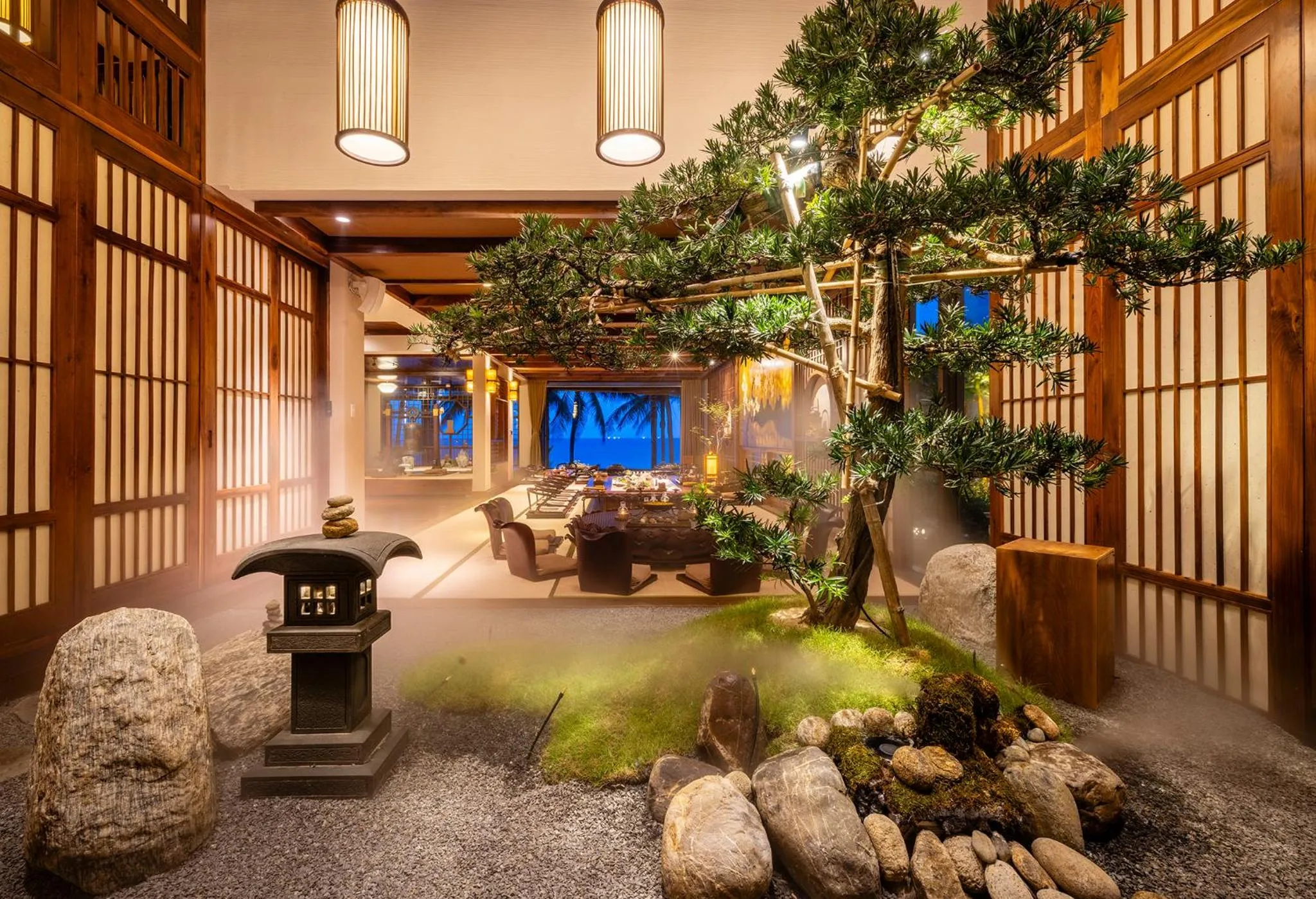 Garden in Maha Mangala Zen Garden & Residence