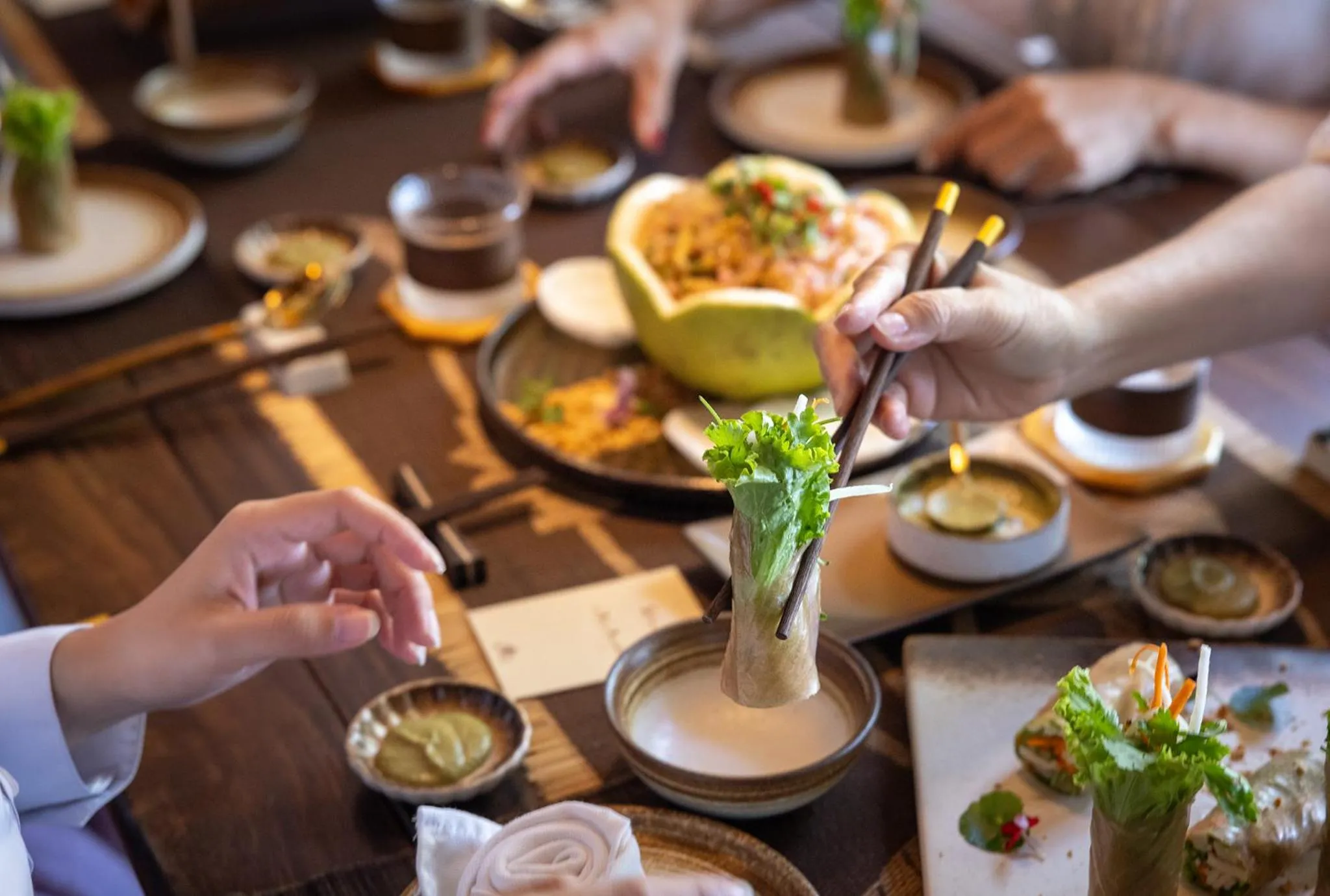 Restaurant/places to eat in Maha Mangala Zen Garden & Residence