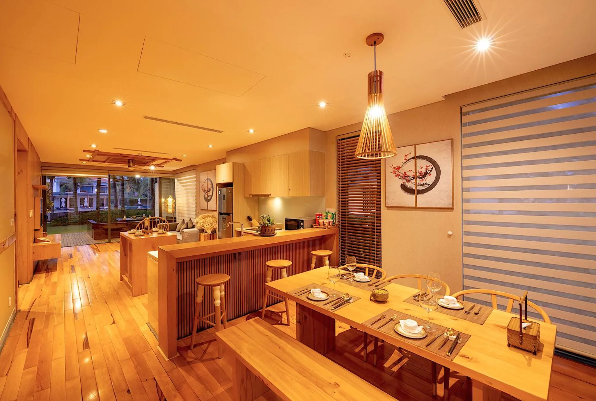 Living room in Maha Mangala Zen Garden & Residence
