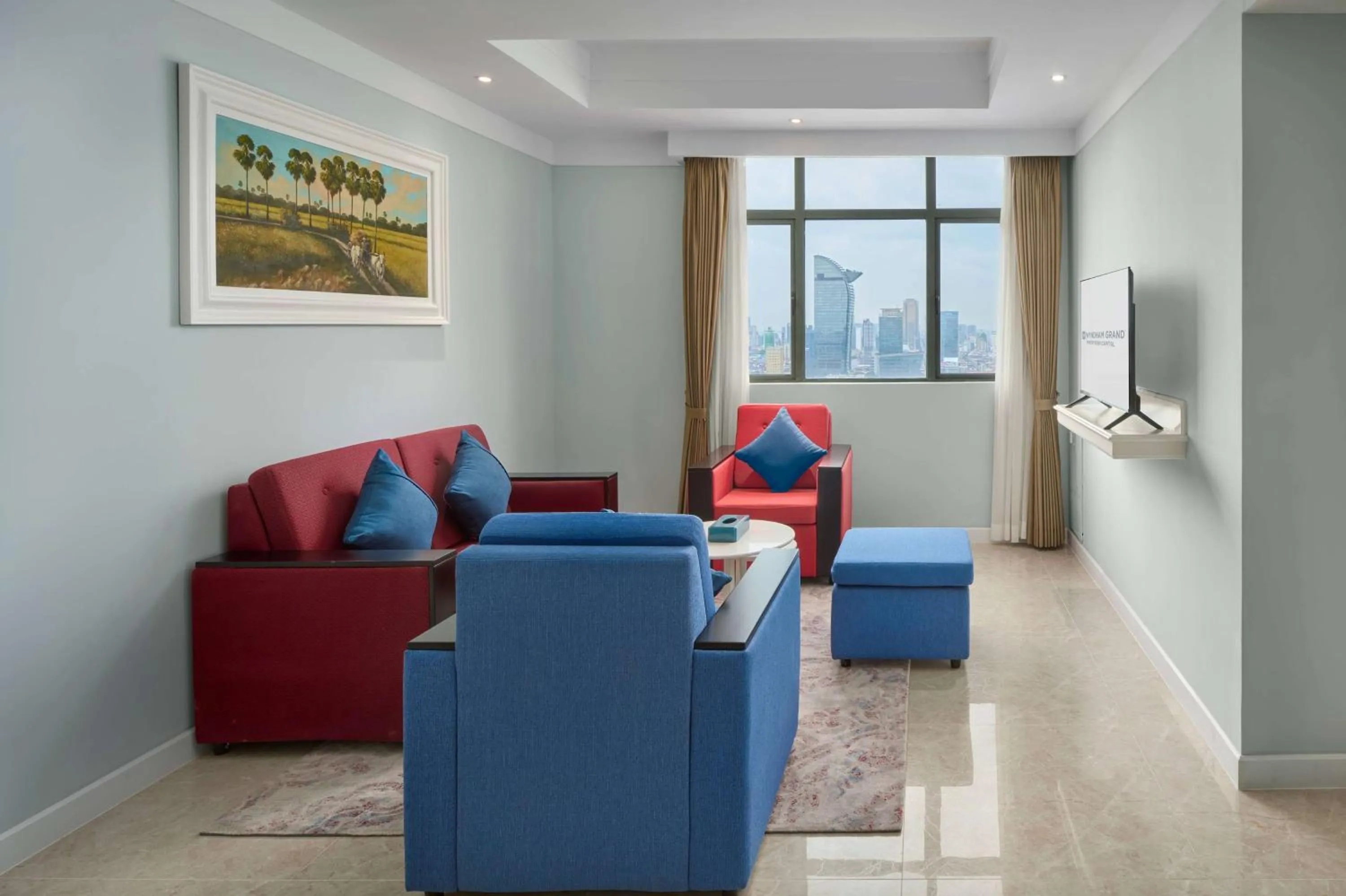 Photo of the whole room in Wyndham Grand Phnom Penh Capital