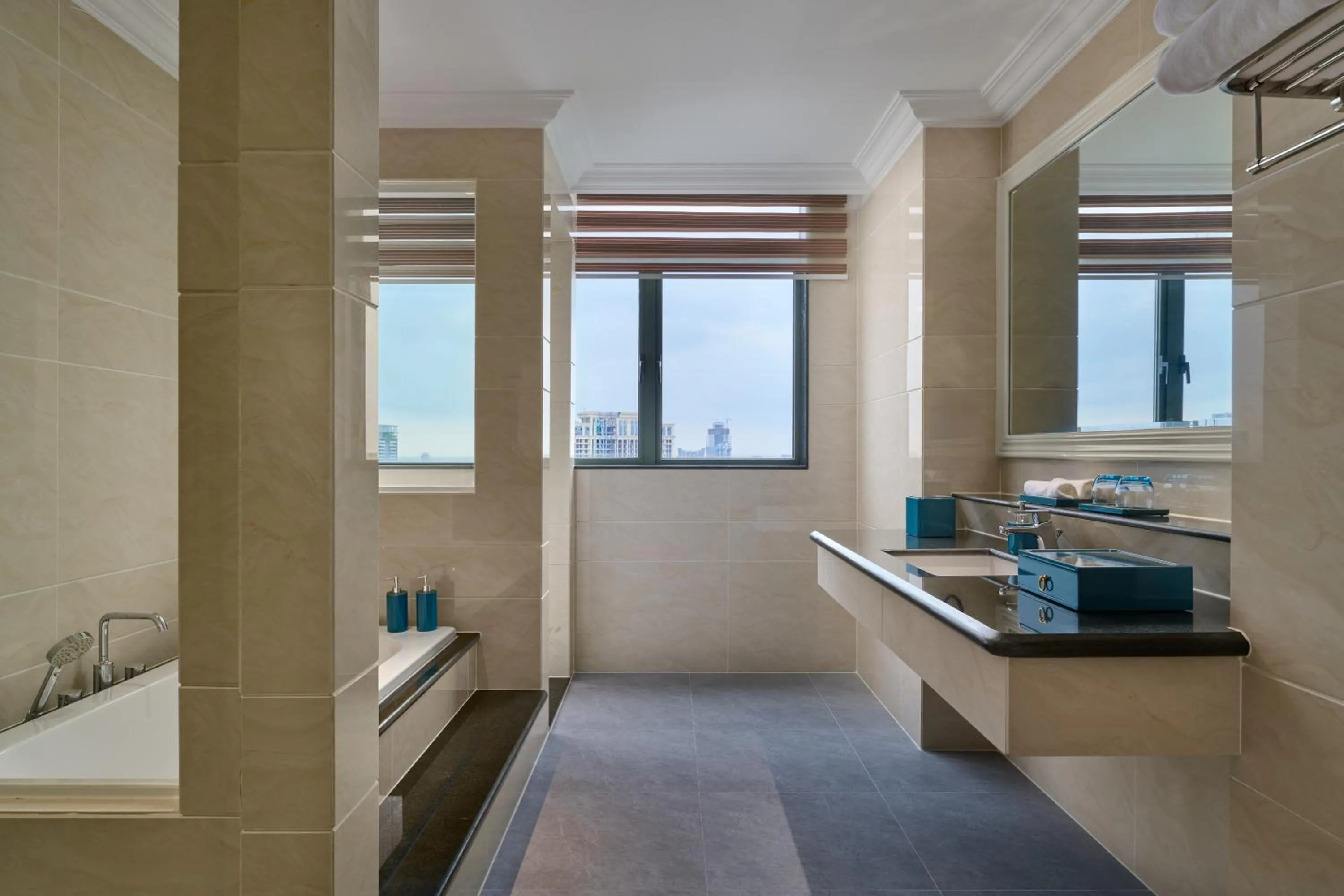 Bathroom in Wyndham Grand Phnom Penh Capital