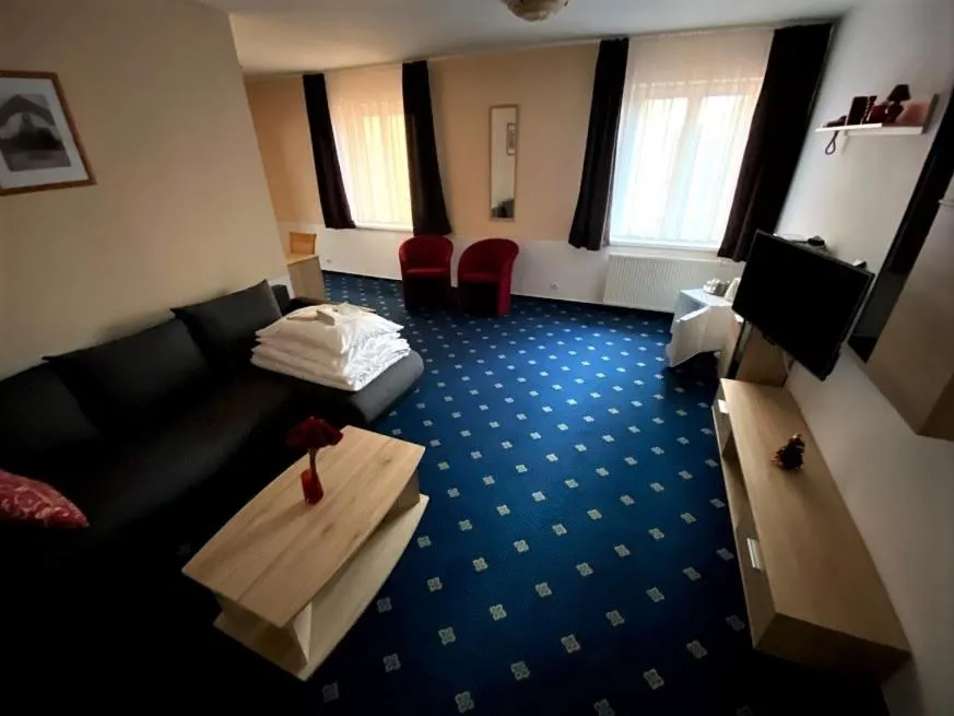 Bed in Garni Hotel Tatramonti