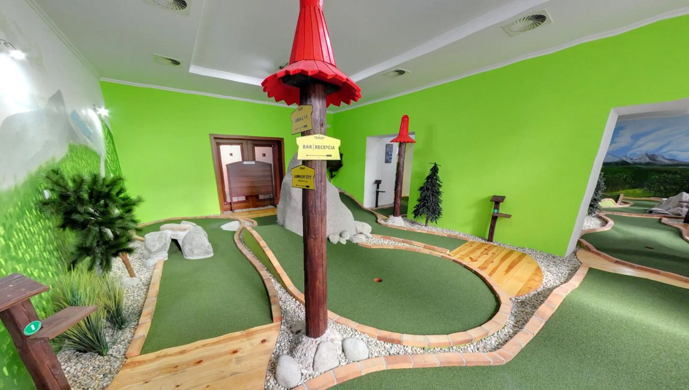 Minigolf in Garni Hotel Tatramonti
