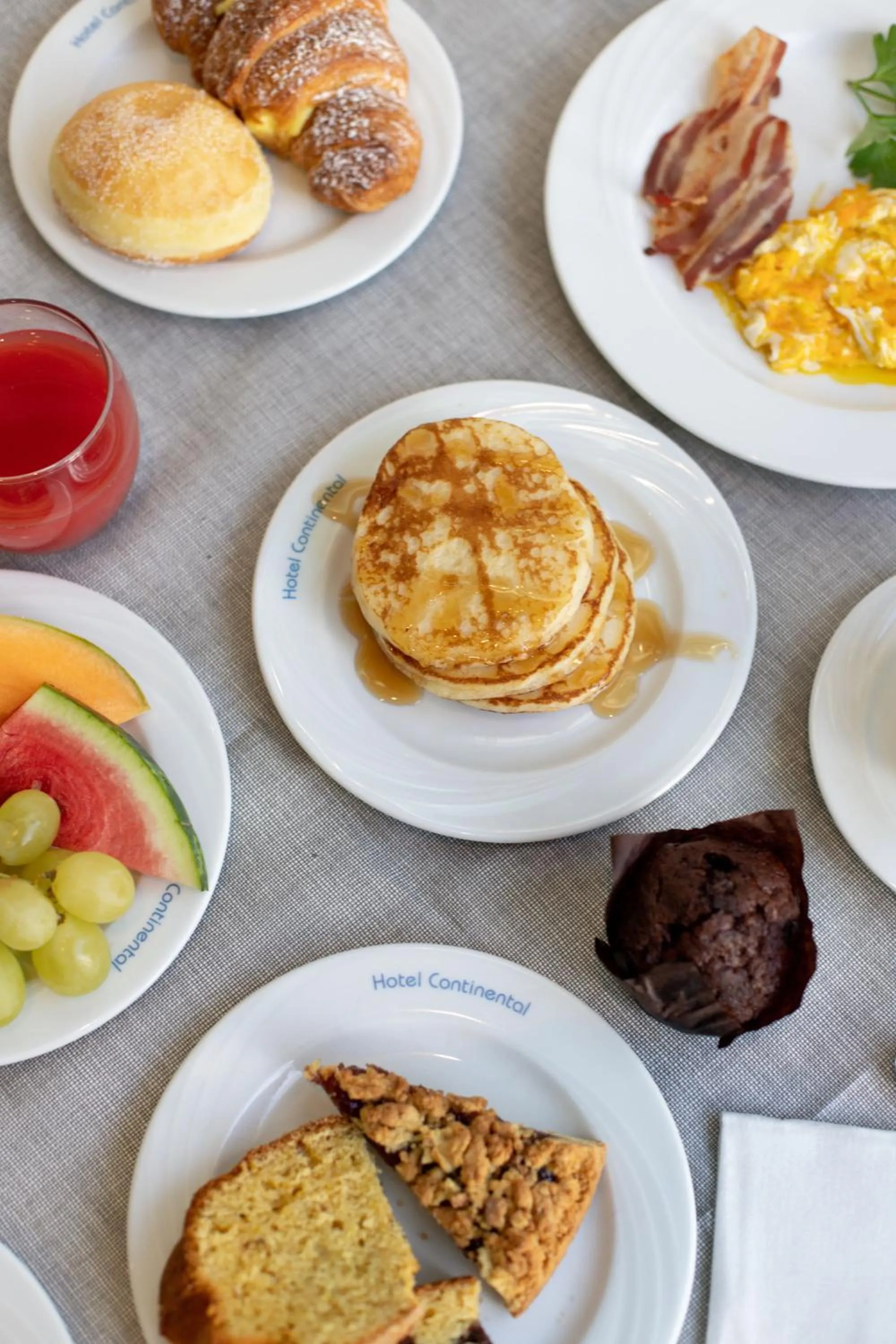 Food and drinks in Hotel Continental