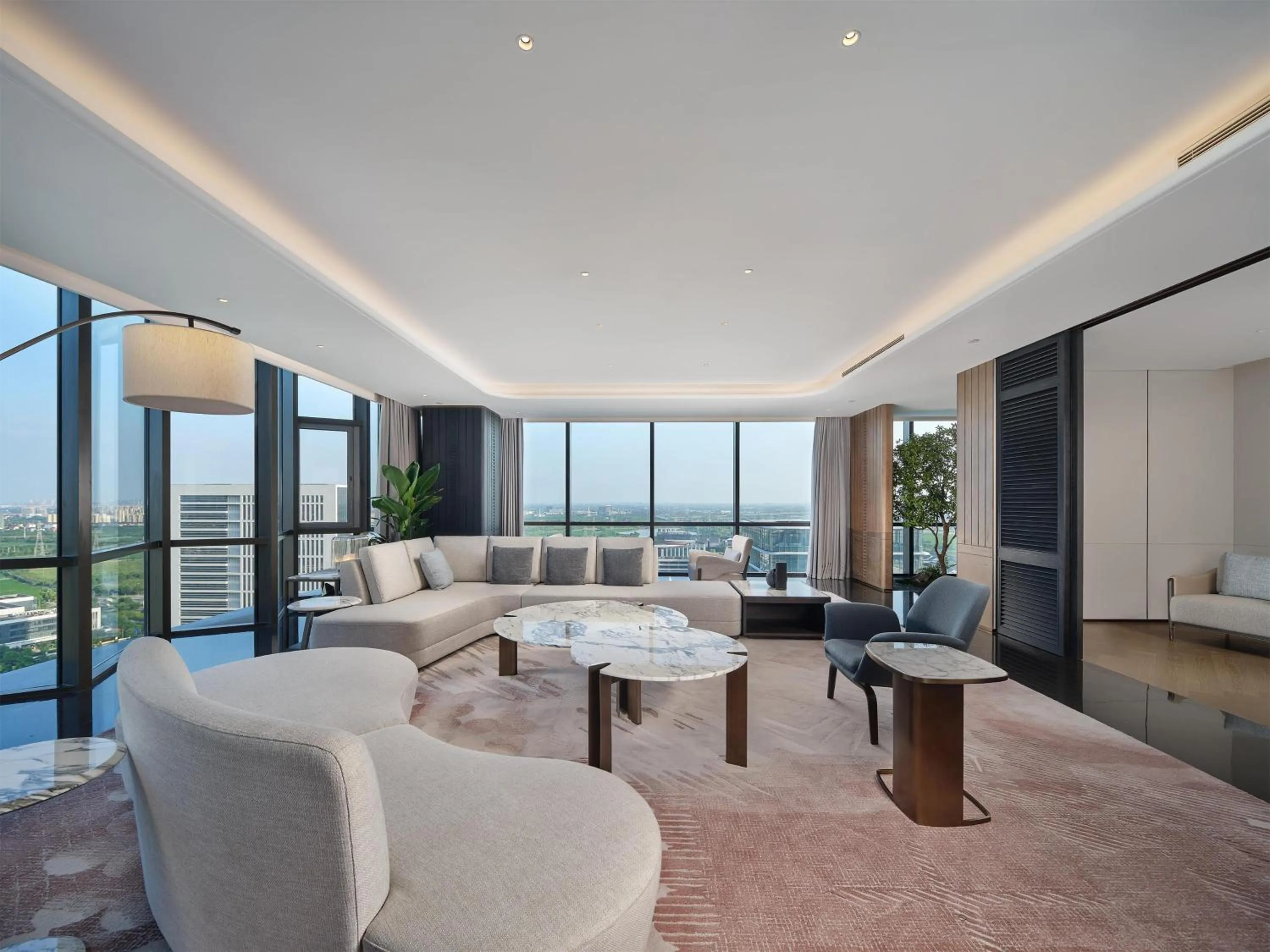 Living room in Hilton Jiashan