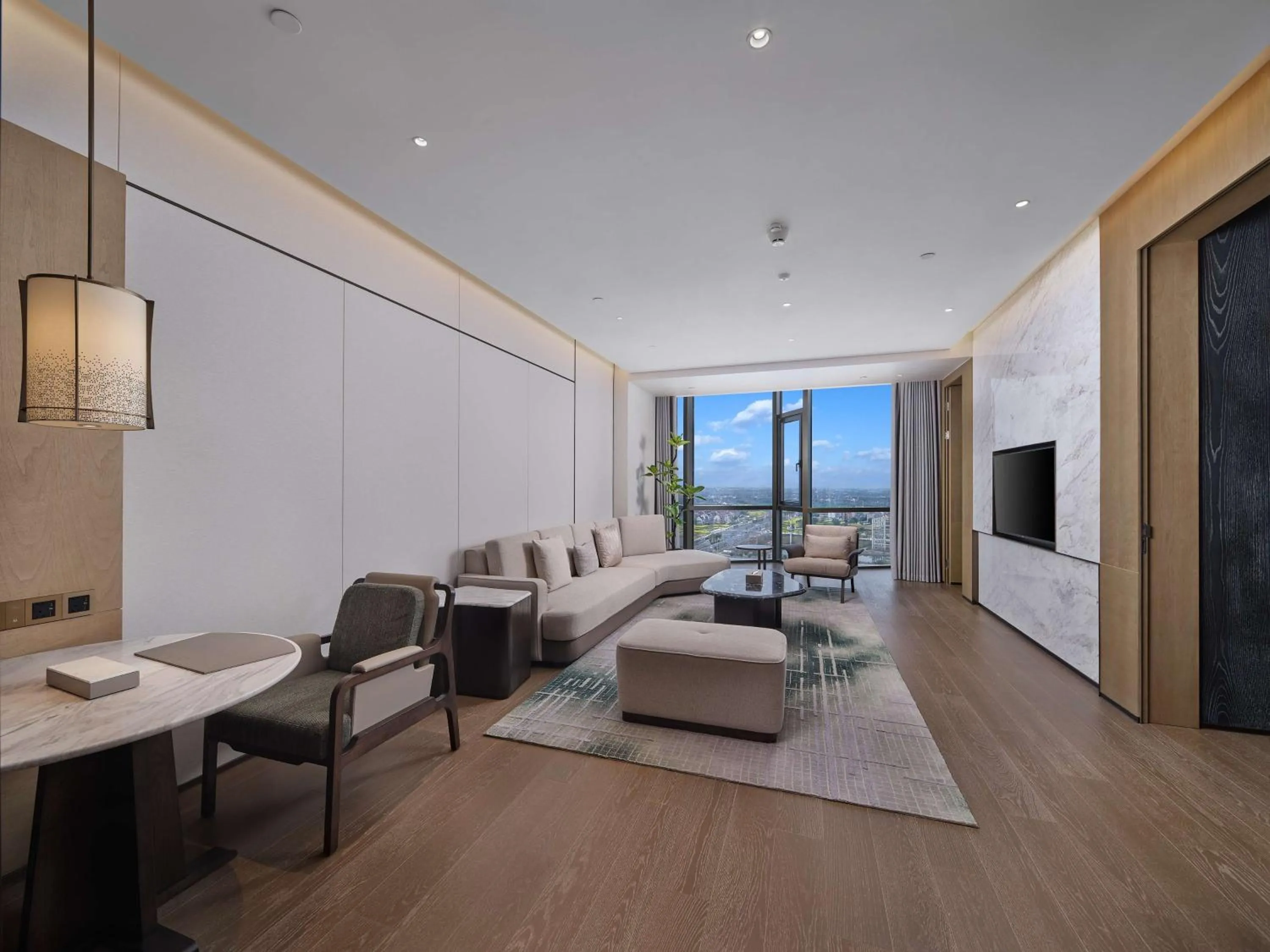 Living room in Hilton Jiashan