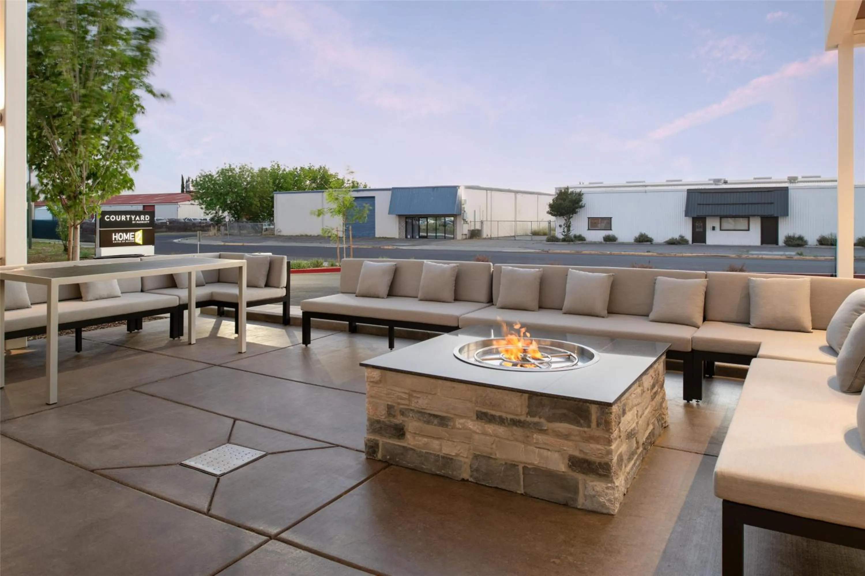 Patio in Home2 Suites By Hilton Woodland Sacramento
